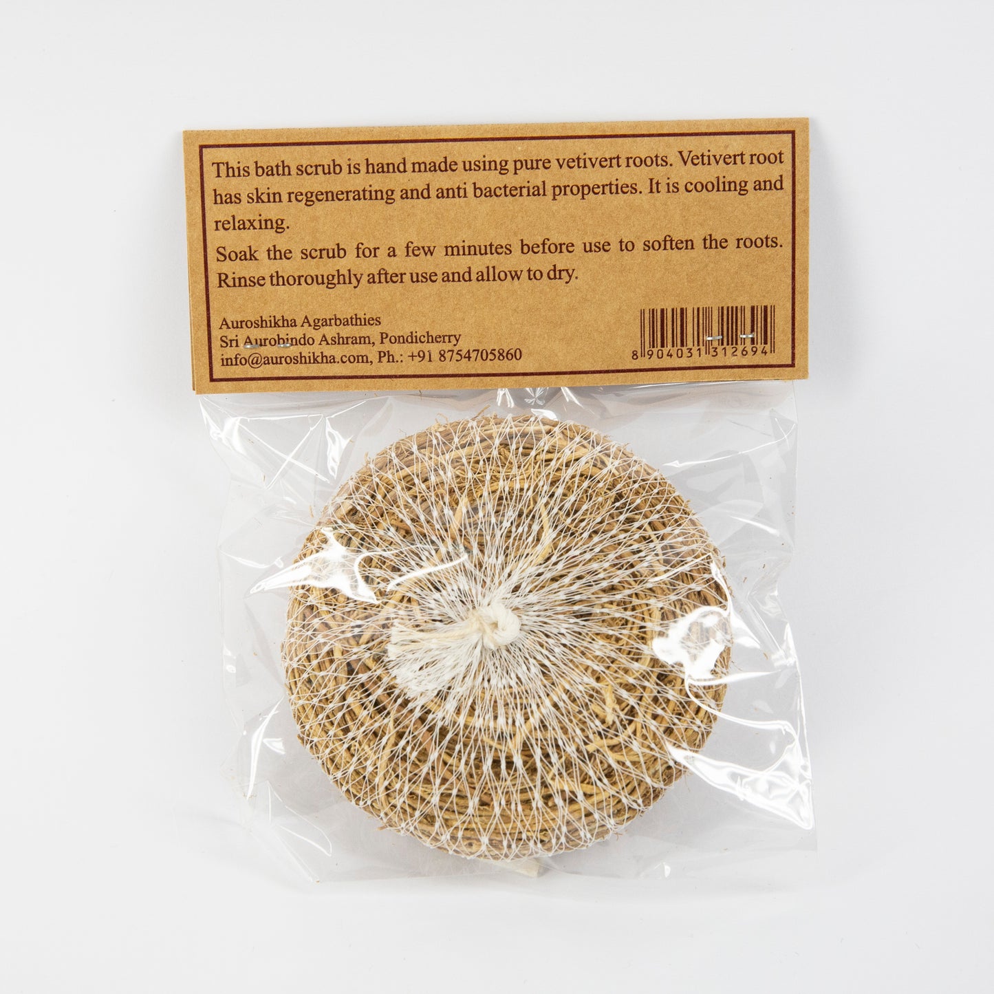 Auroshikha Vetiver Root Bath Scrub
