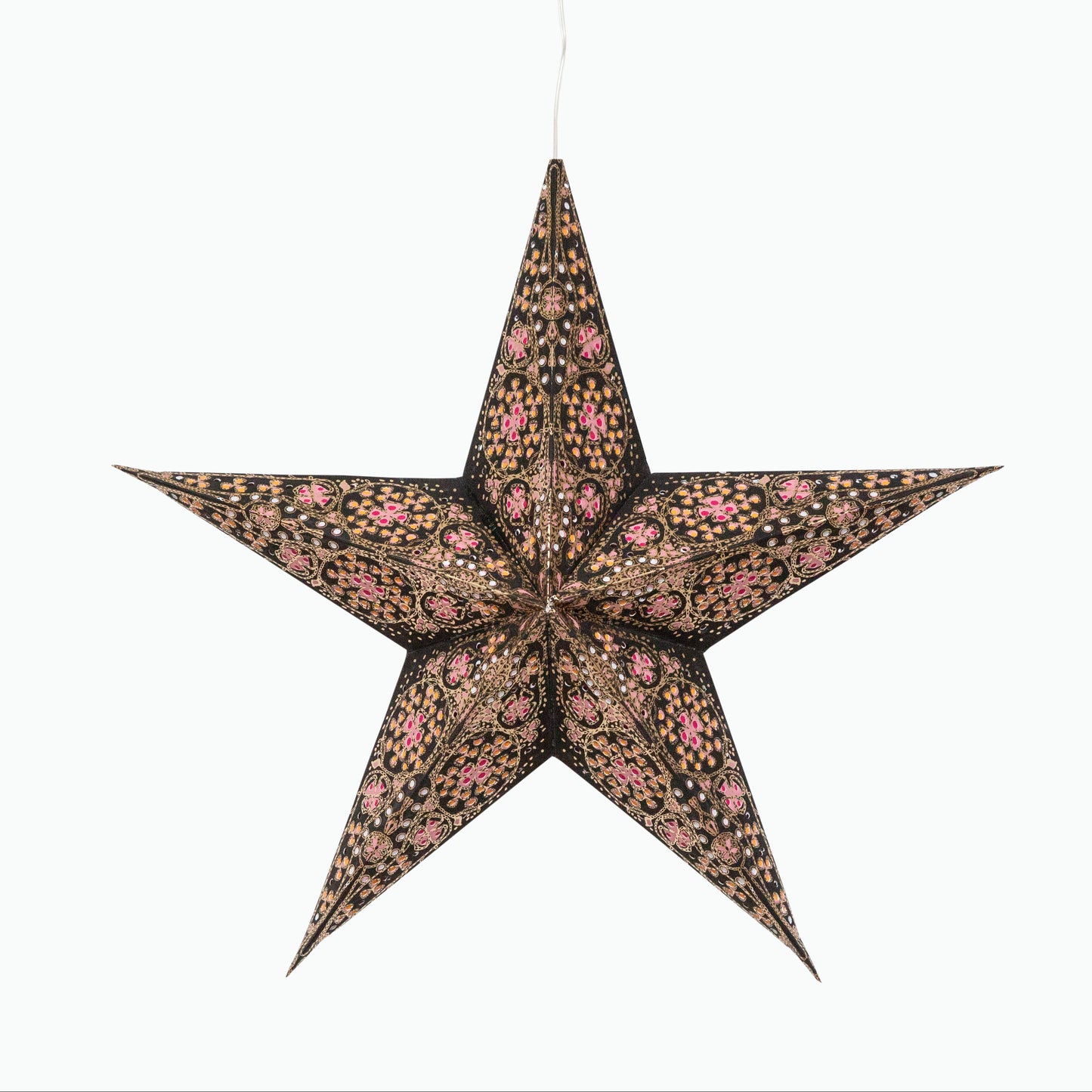 Cathedral 5 Point 15" pink/orange