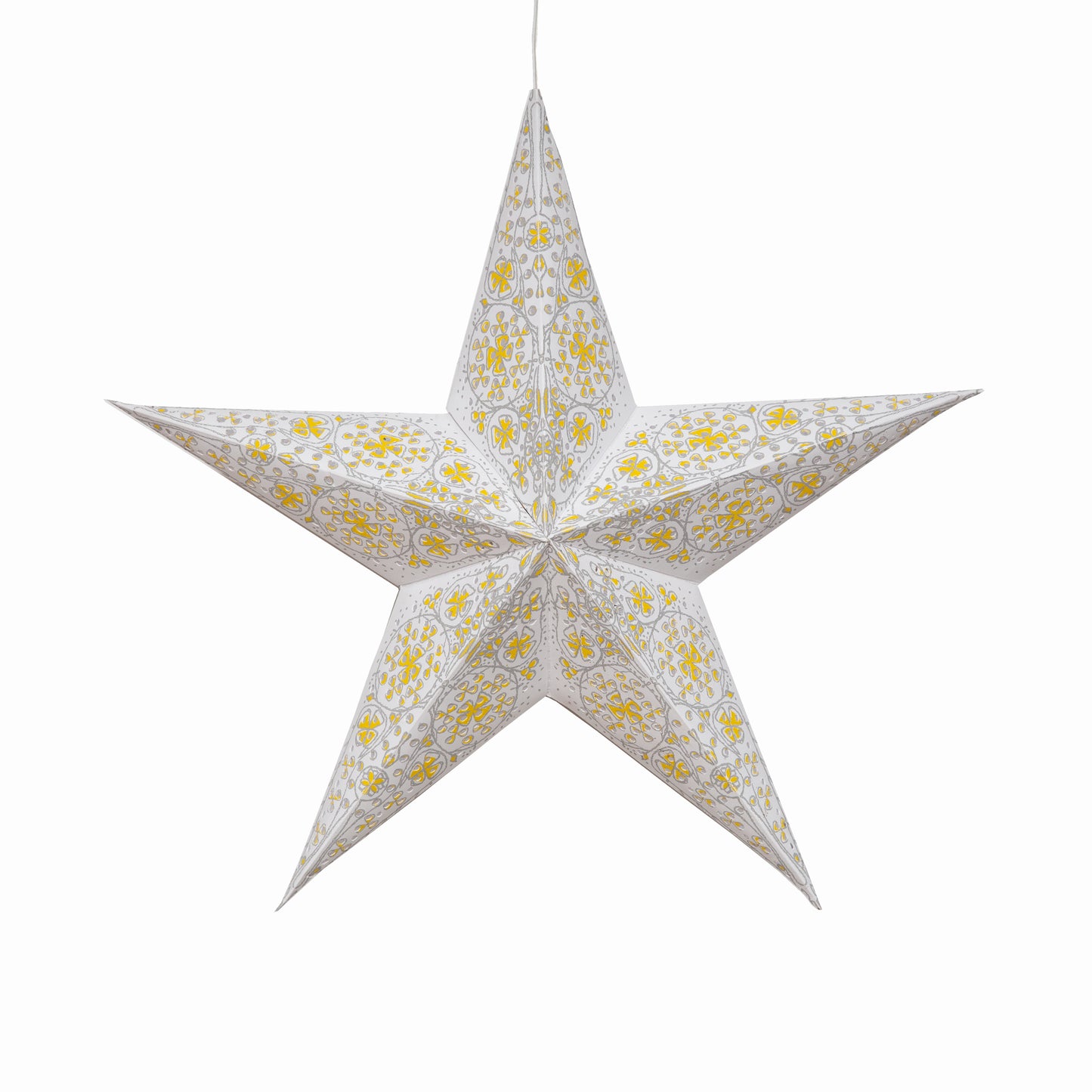 Cathedral 5 Pointer 15" White/Yellow