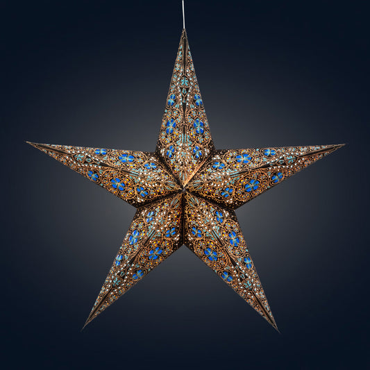 Cathedral 5 Point 24"  blue/orange