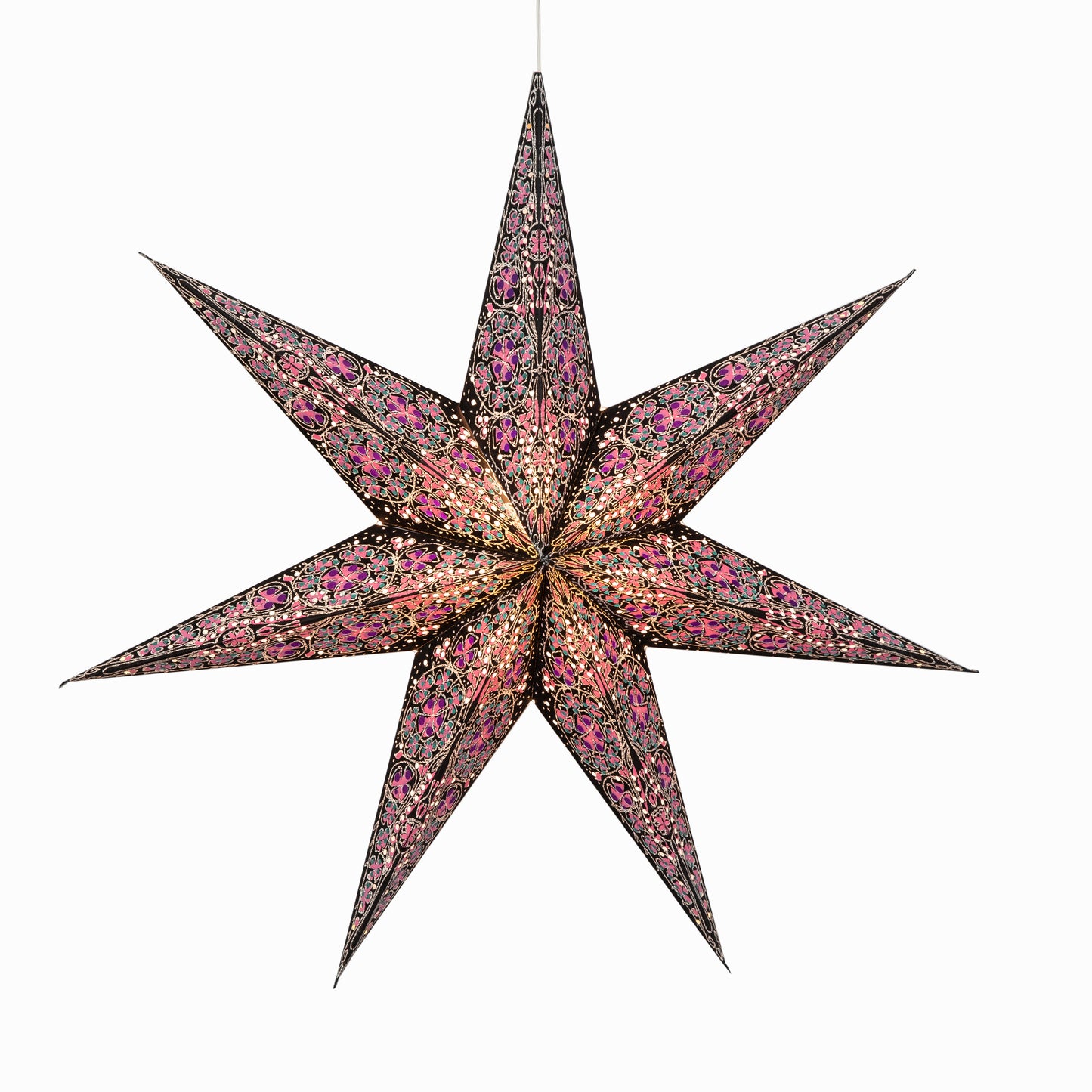 Cathedral 7 Point 24" black/pink