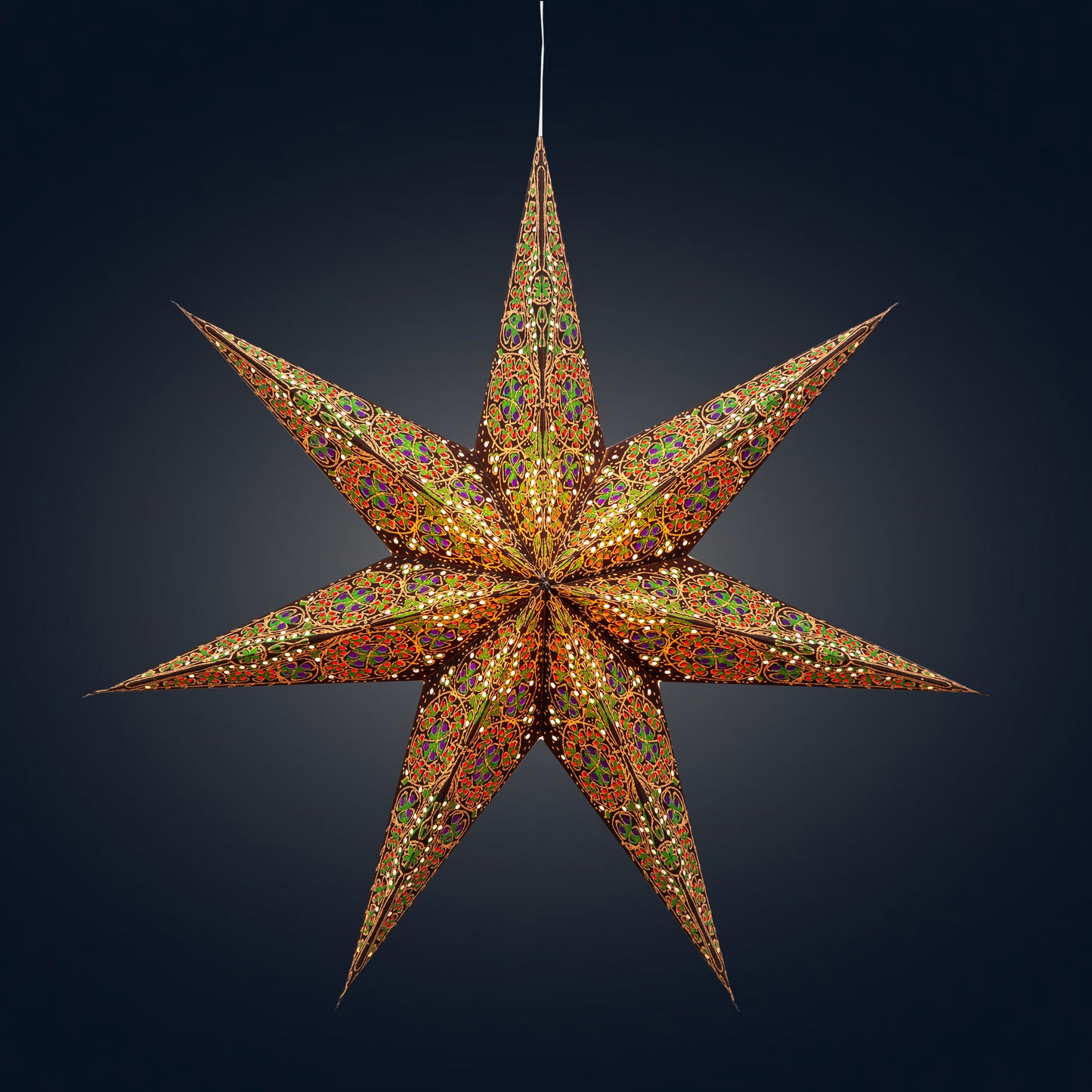 Cathedral 7 Pointer 24 inch brown/green