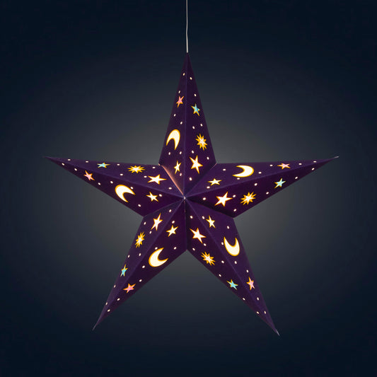 Cosmic 5 Point 24" purple