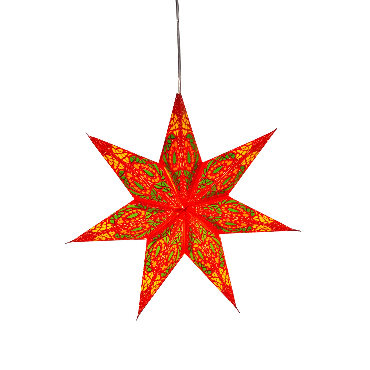 Fe Fiesta 7 Pointer 8 inch - red / yellow / orange / green