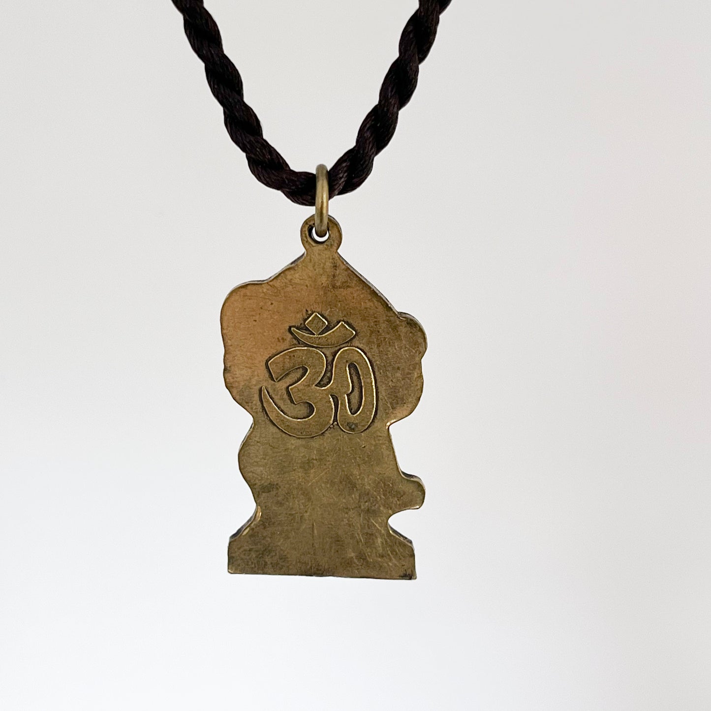 Dancing Ganesh गणेश Nritya Brass Pendant