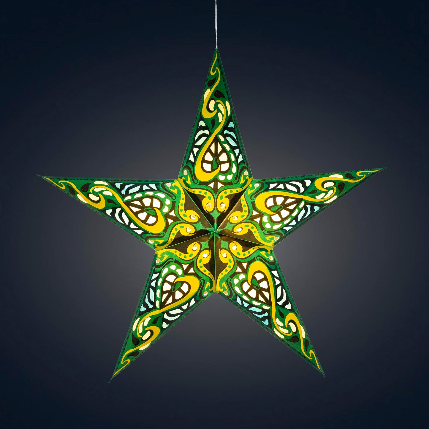 Gaea 5 Point 24" Green / Yellow
