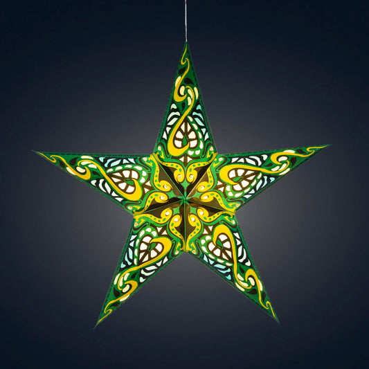 Gaea 5 Point 24" Green / Yellow