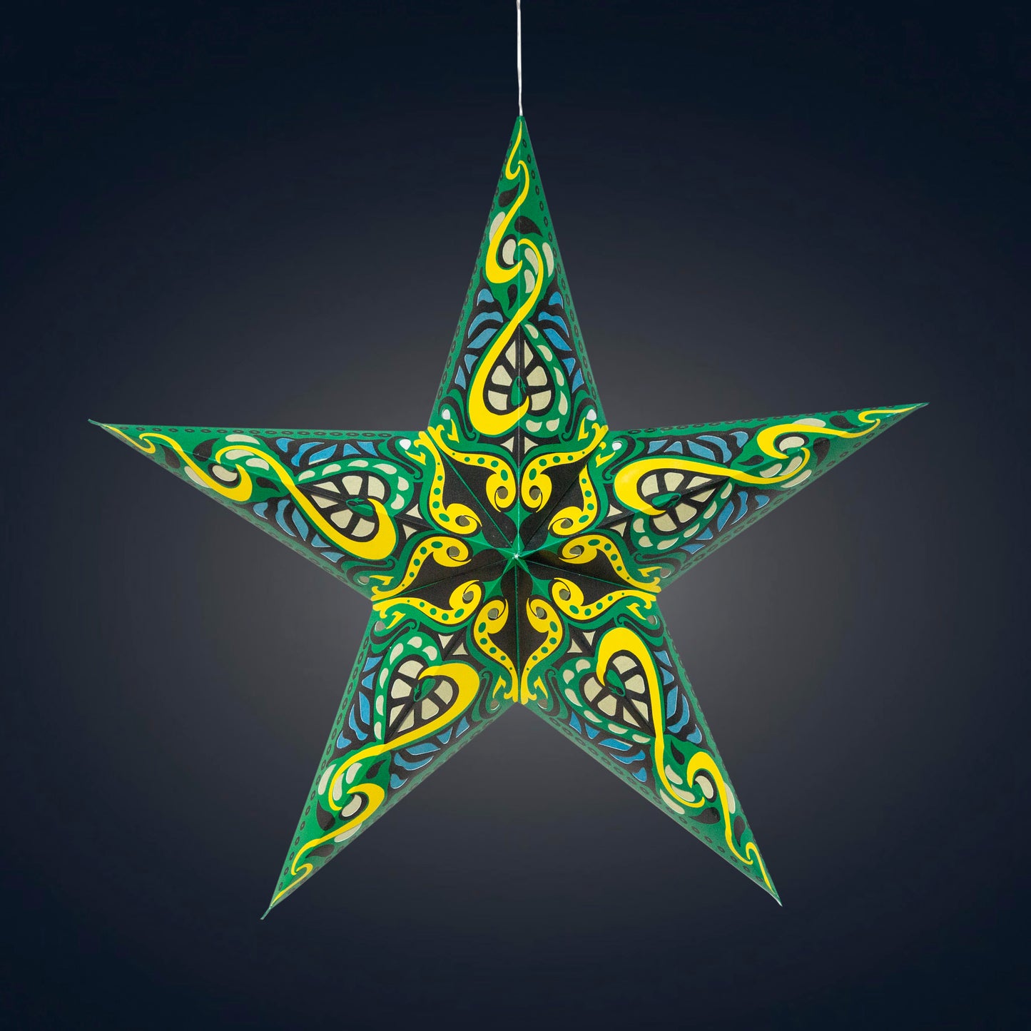 Gaea 5 Point 24" Green / Yellow