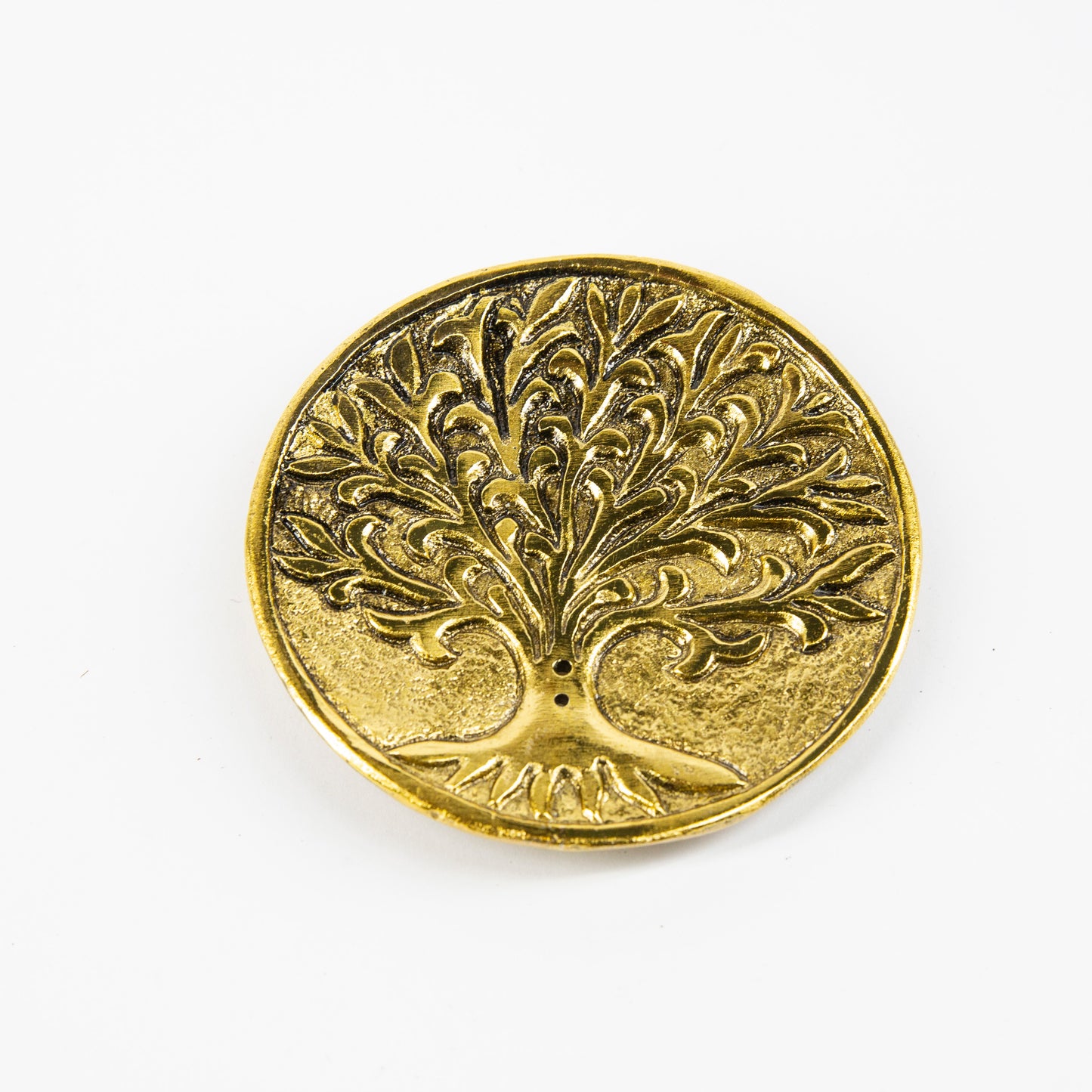 Tree of Life- Gold - Incense Holder for Sticks and Cones