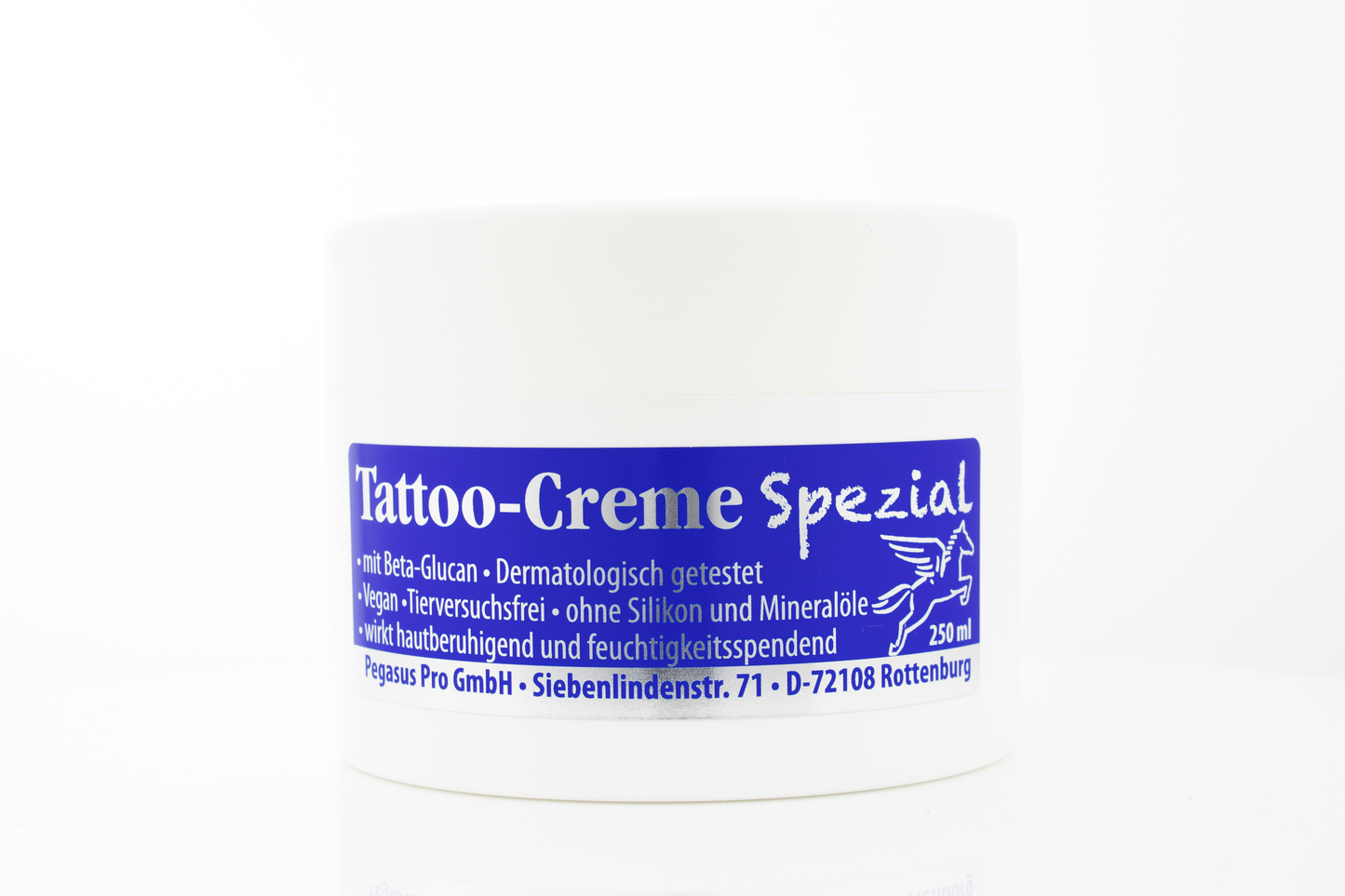 Pegasus Pro Tattoo Creme Special Tattoo Care Ointment Butter with Beta-Glucan Vegan