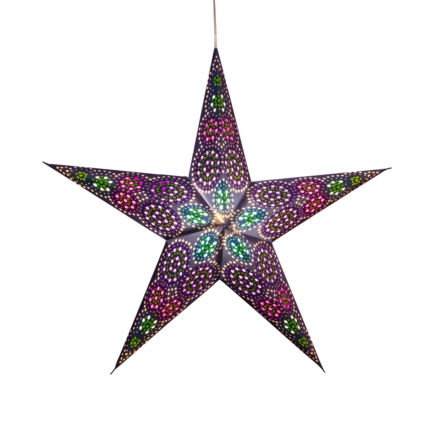 Kaleidoscope 5 Pointer 15" blue / green
