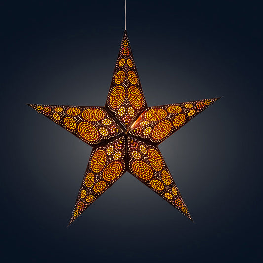 Kaleidoscope 5 Pointer 24" black/ white / yellow