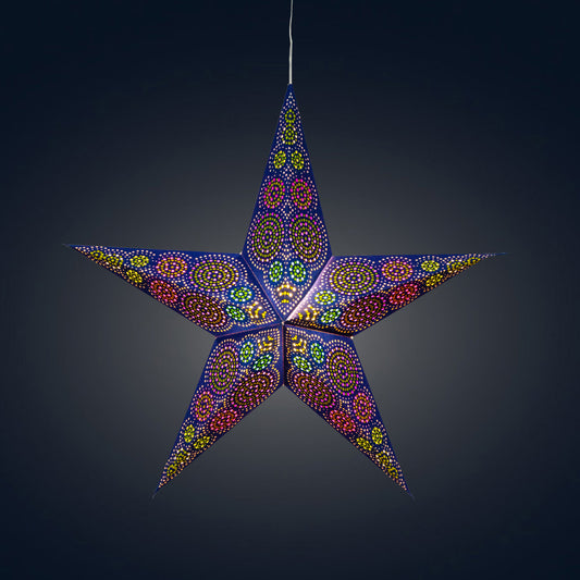 Kaleidoscope 5 Pointer 24" blue / green
