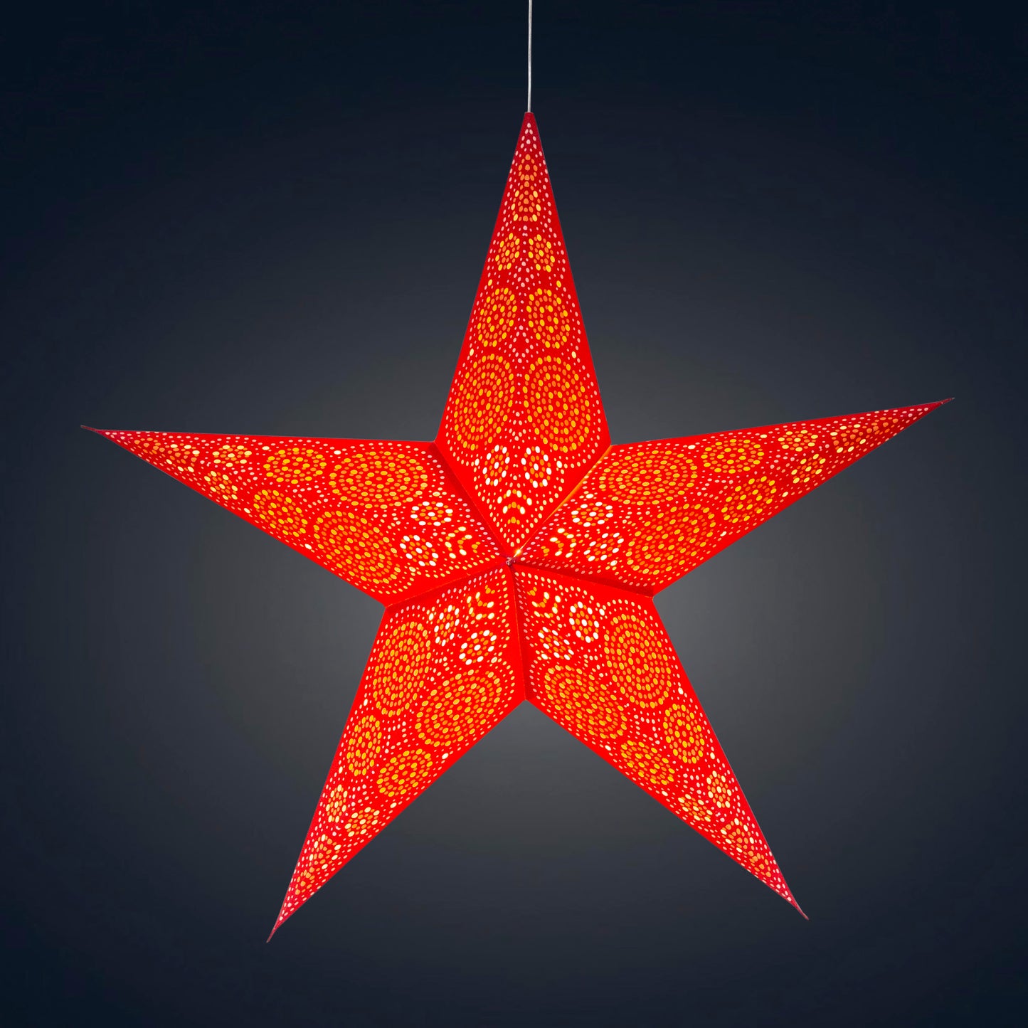 Kaleidoscope 5 Pointer 24" red/orange