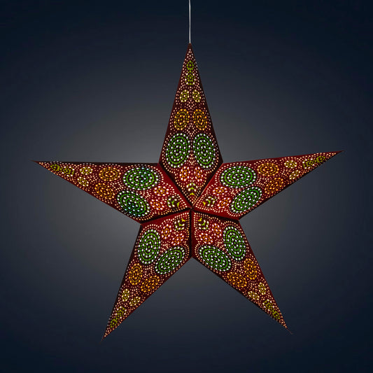 Kaleidoscope 5 Pointer 24" brown / green