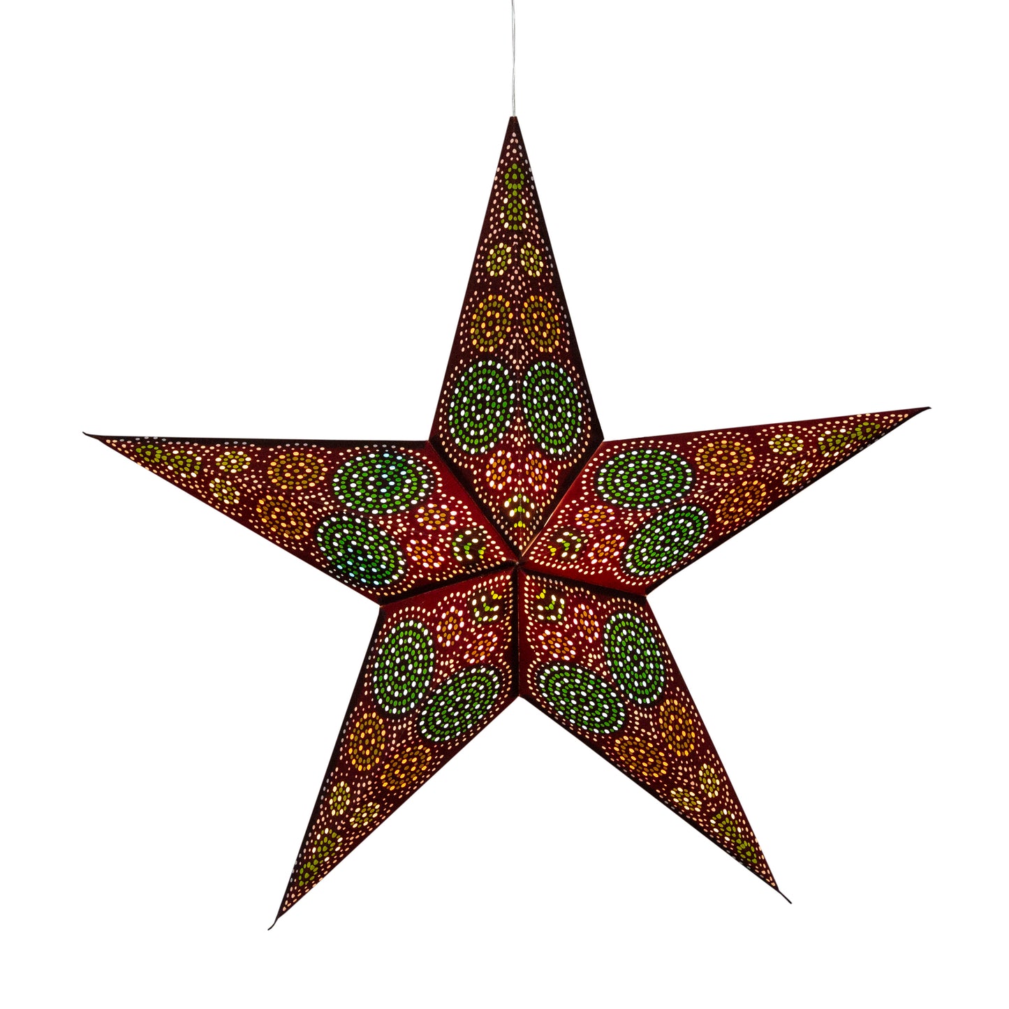Kaleidoscope 5 Pointer 24" brown / green