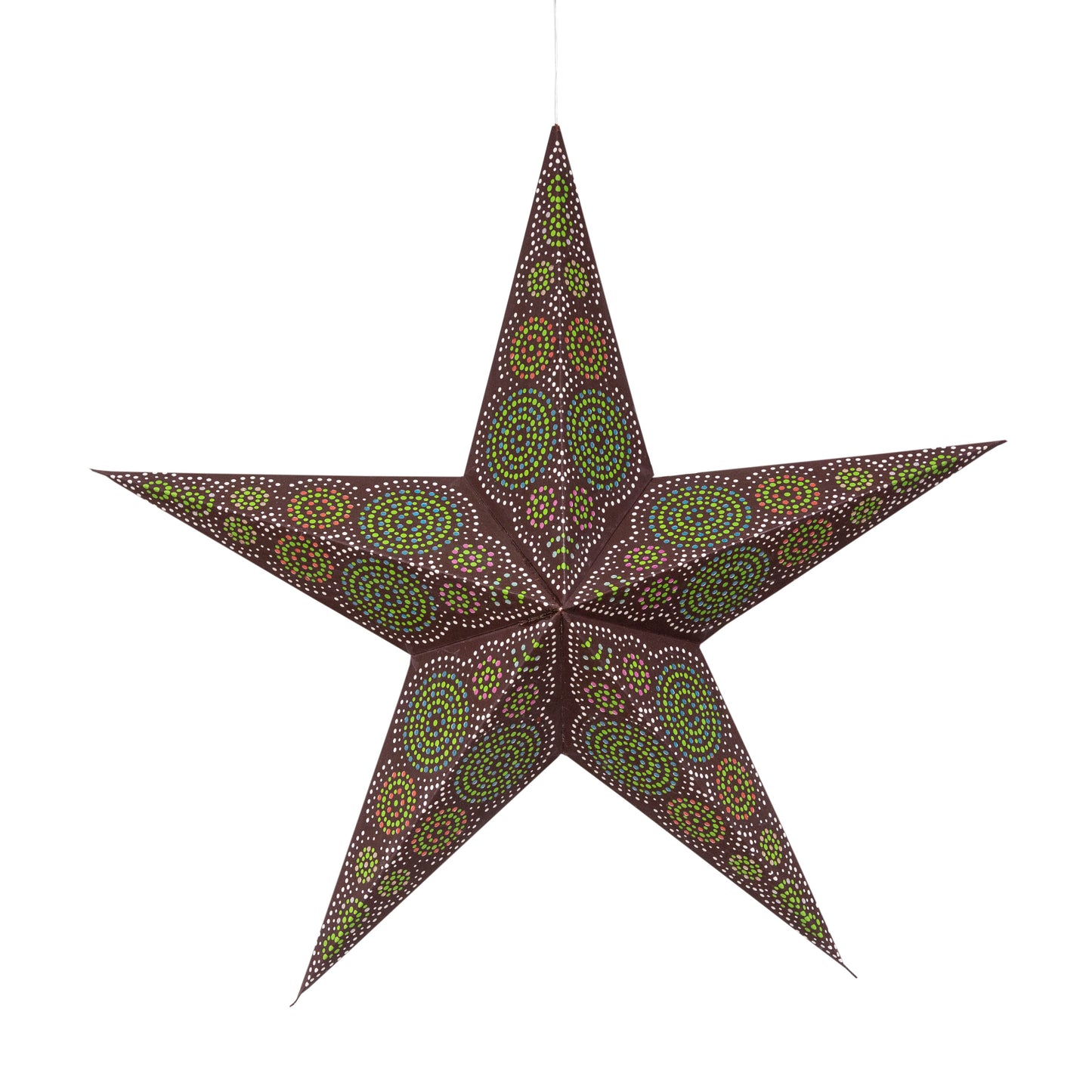 Kaleidoscope 5 Pointer 24" brown / green
