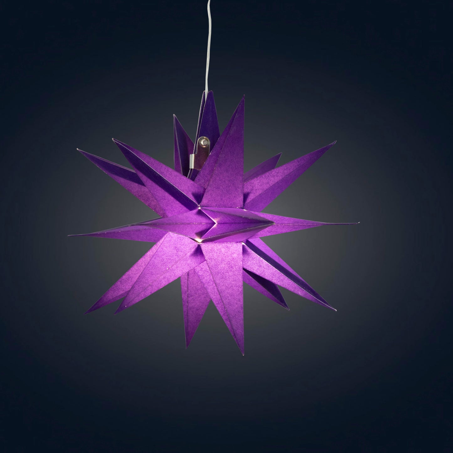 Moravian Mini Star 7" Dark Purple