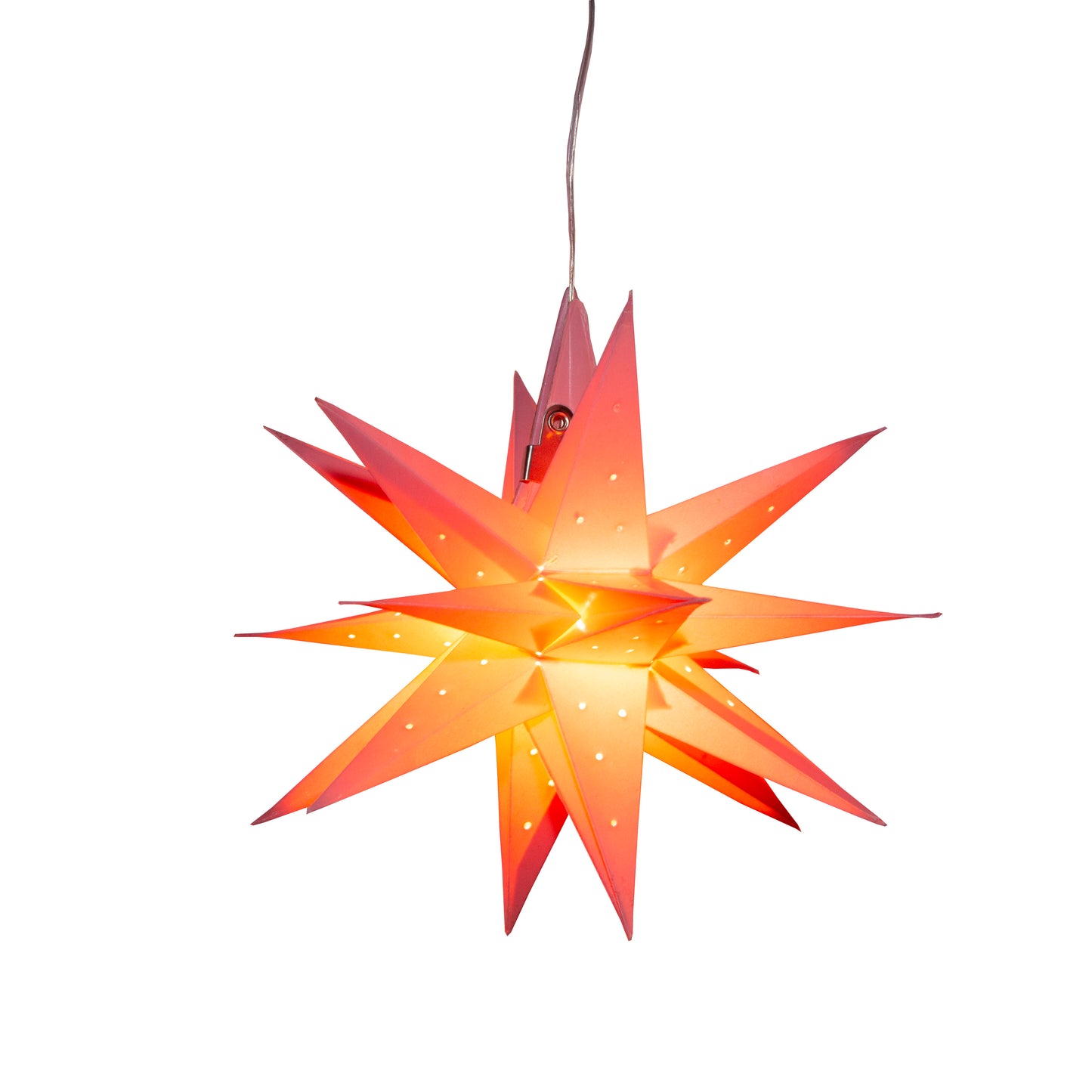 Moravian Mini Star 7" Pink - Needle Punch