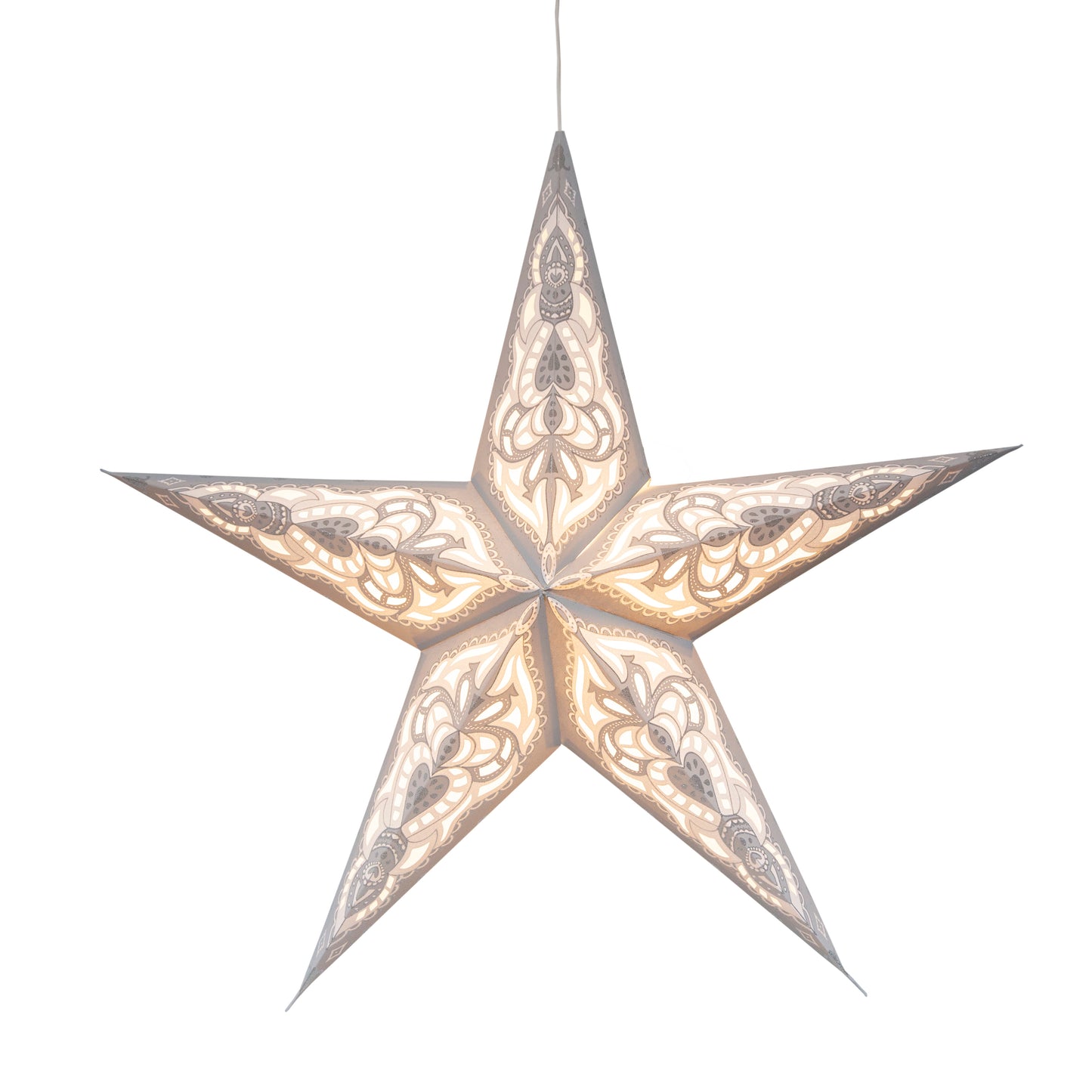 Nigella 5 Point 24" Gray