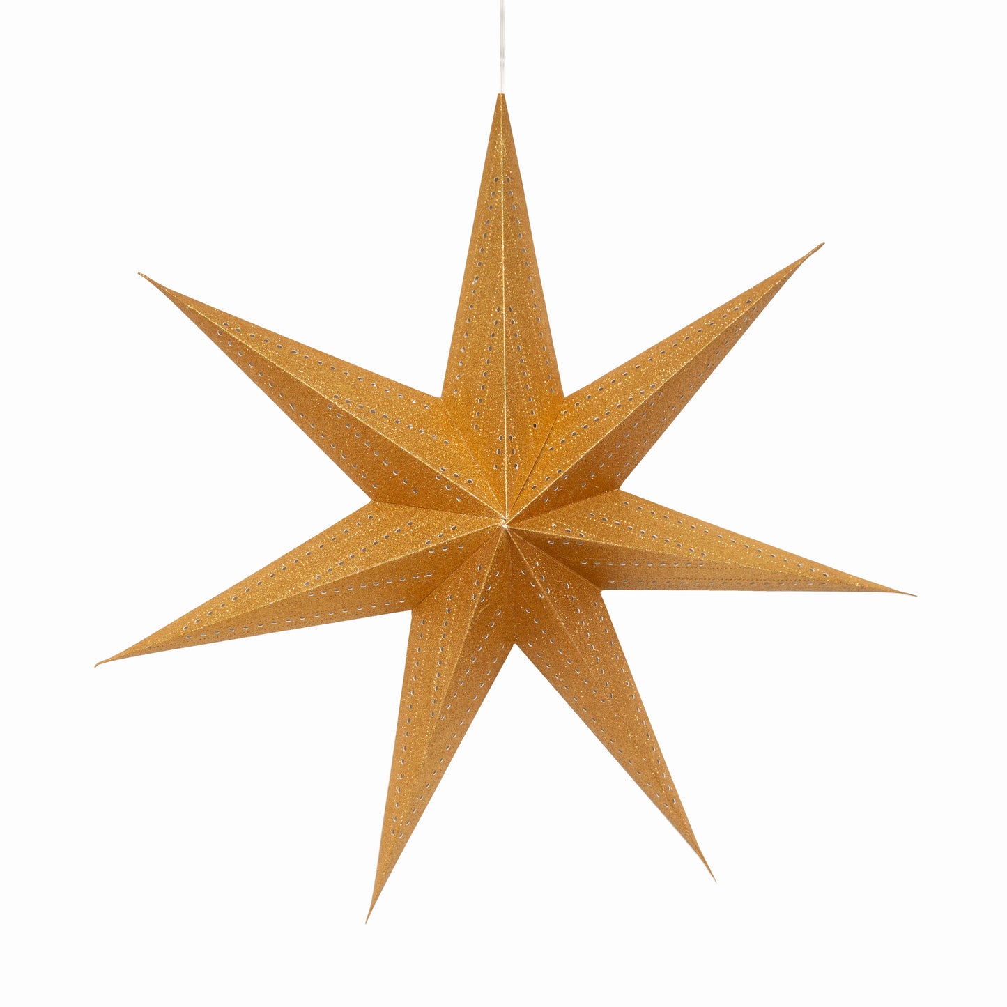 Prima Dottie 7 Pointer 23 inch Gold Glitter