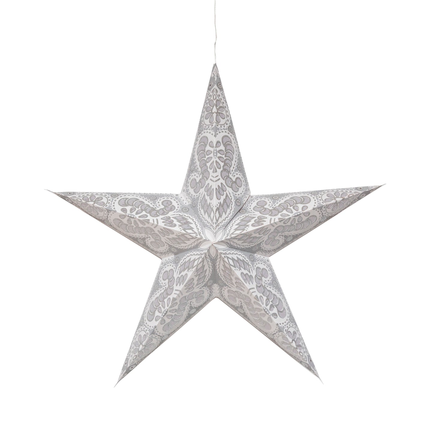 Phoenix 5 Pointer 24 inch White w/ Glitter