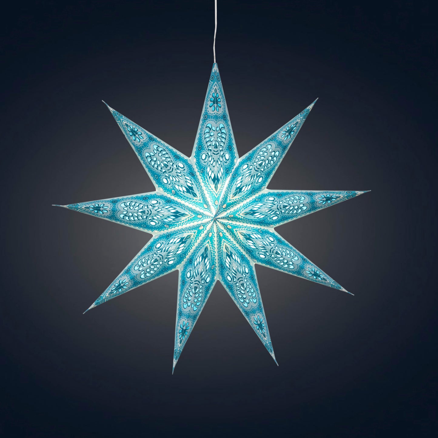 Phoenix 9 Point 17" Turquoise/ Sky blue