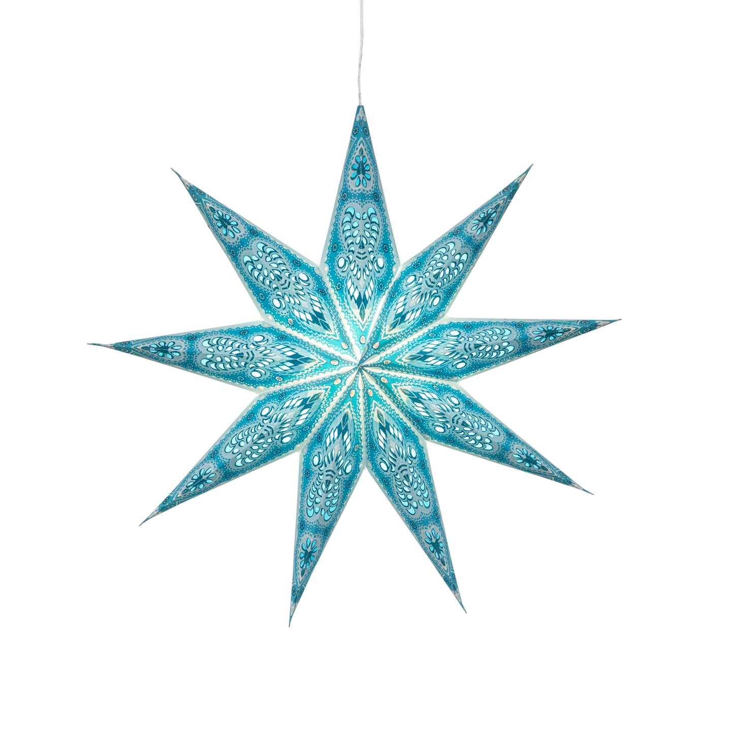 Phoenix 9 Point 17" Turquoise/ Sky blue