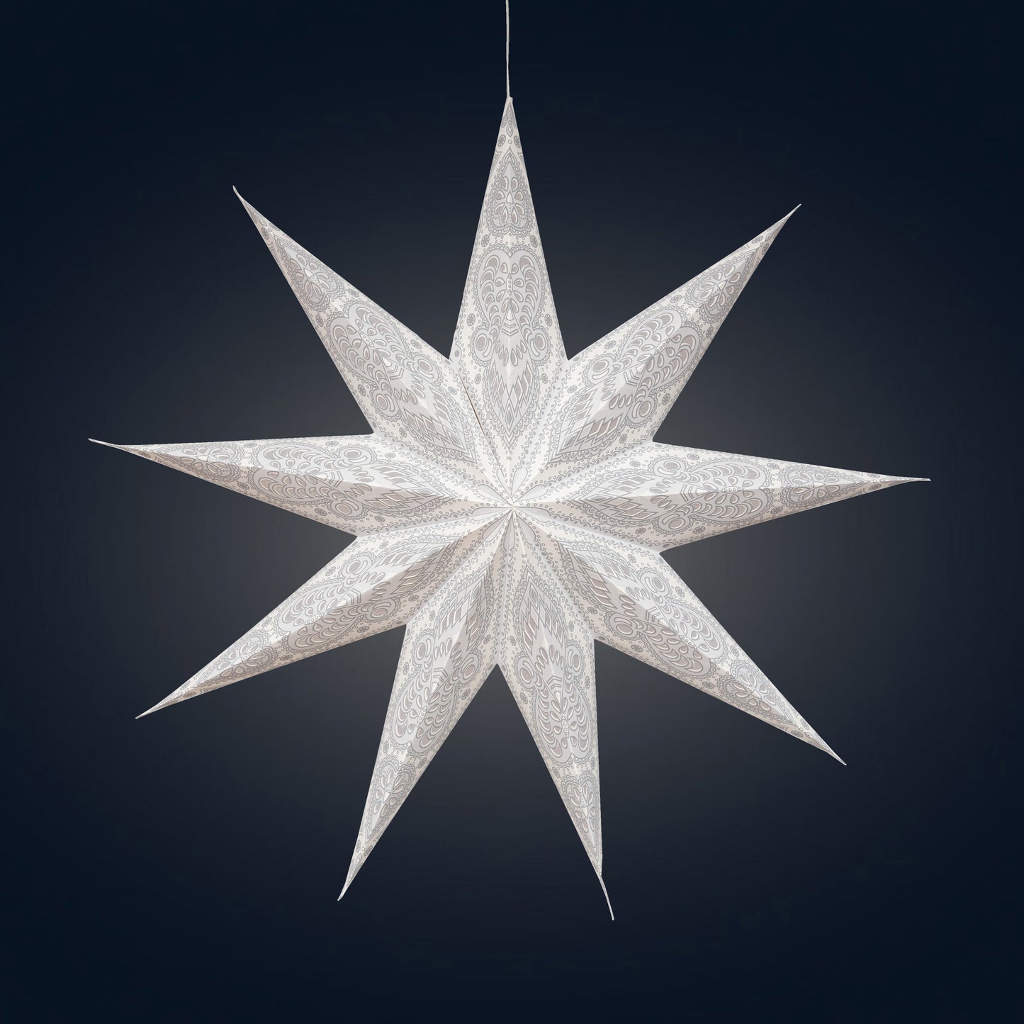 Phoenix 9 Point 25" White / Gray