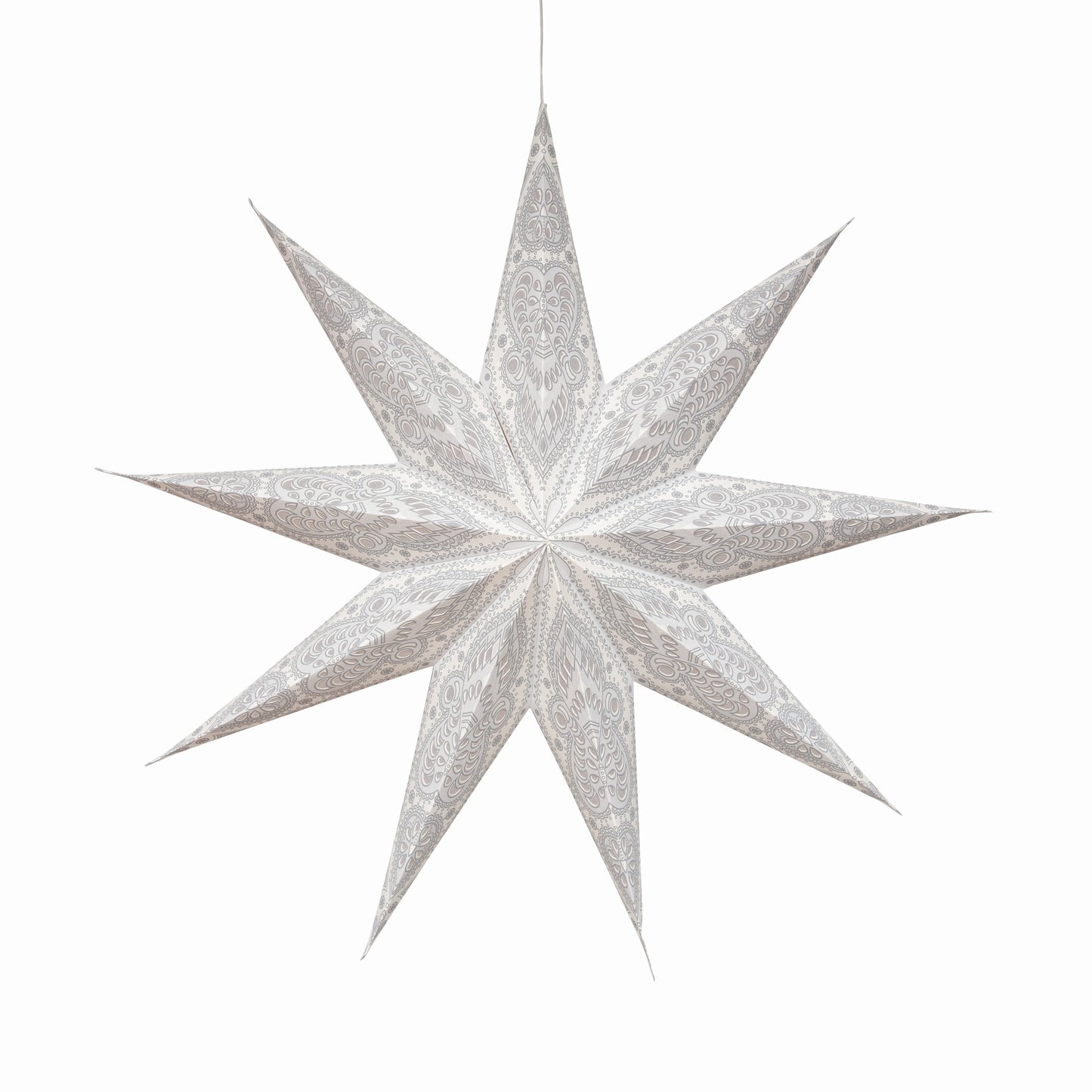 Phoenix 9 Point 25" White / Gray