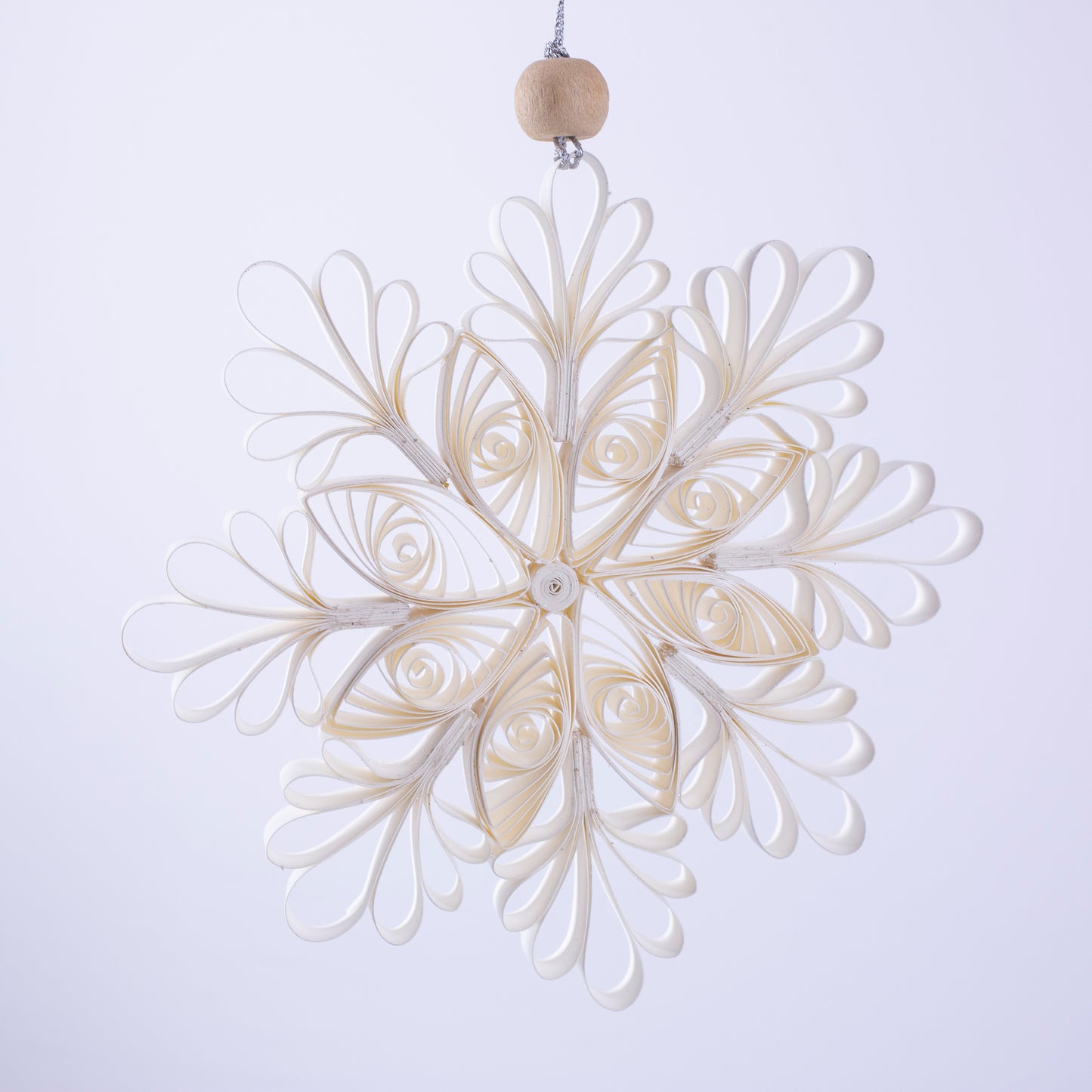 Quilling Snowflake "Aspen" 6 inch Ø | Christmas / Winter