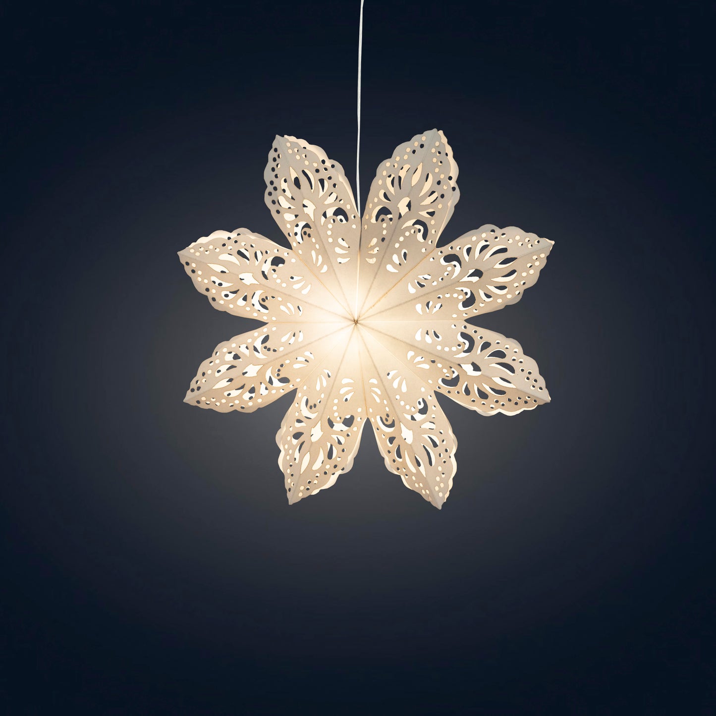 Snowflake Ice Flower - 8, 12 or 16 inch