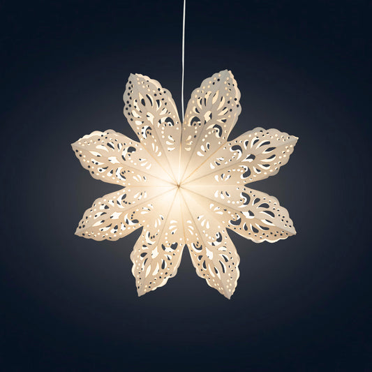 Snowflake Ice Flower - 8, 12 or 16 inch