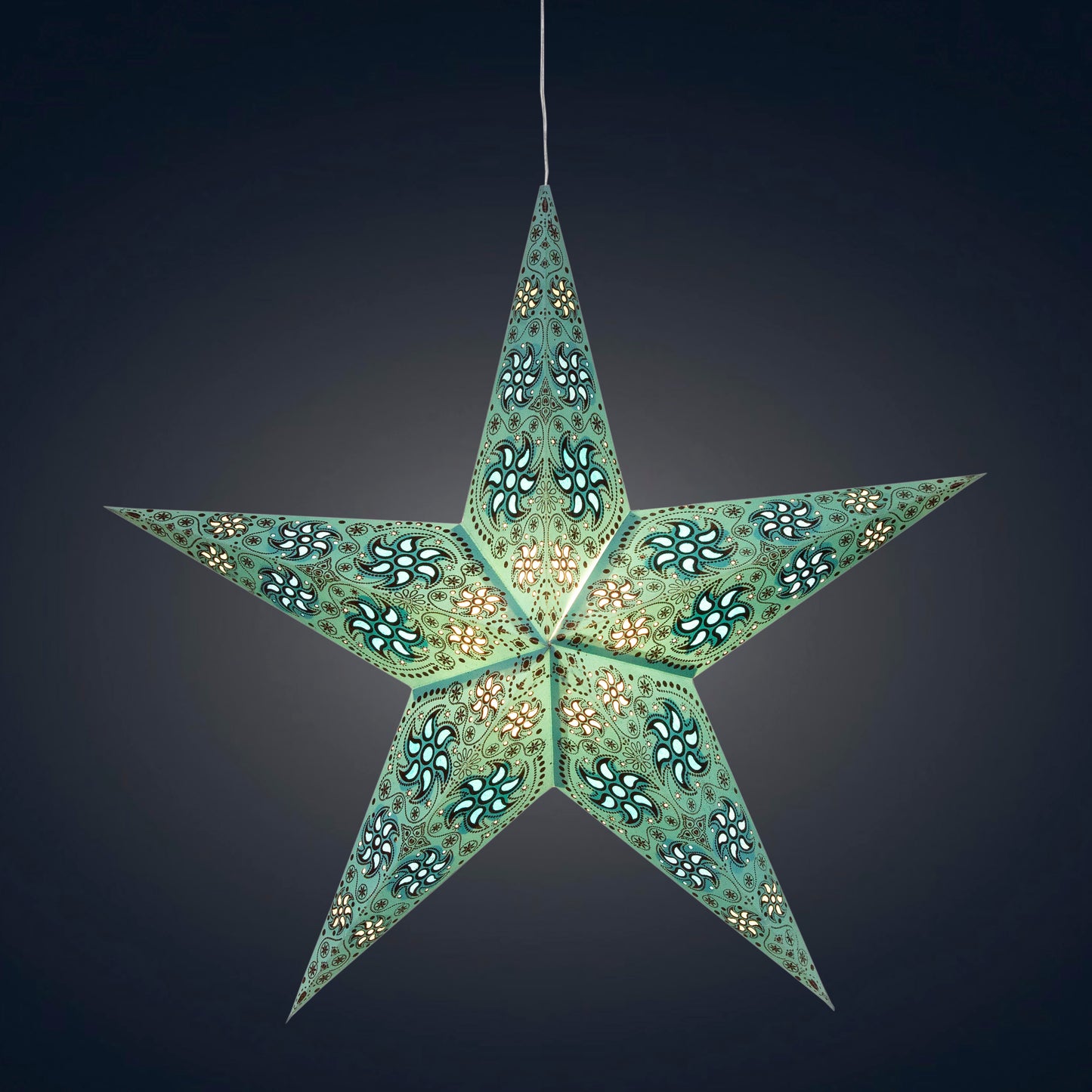 Siklon 5 Pointer 24" Teal w/ Glitter