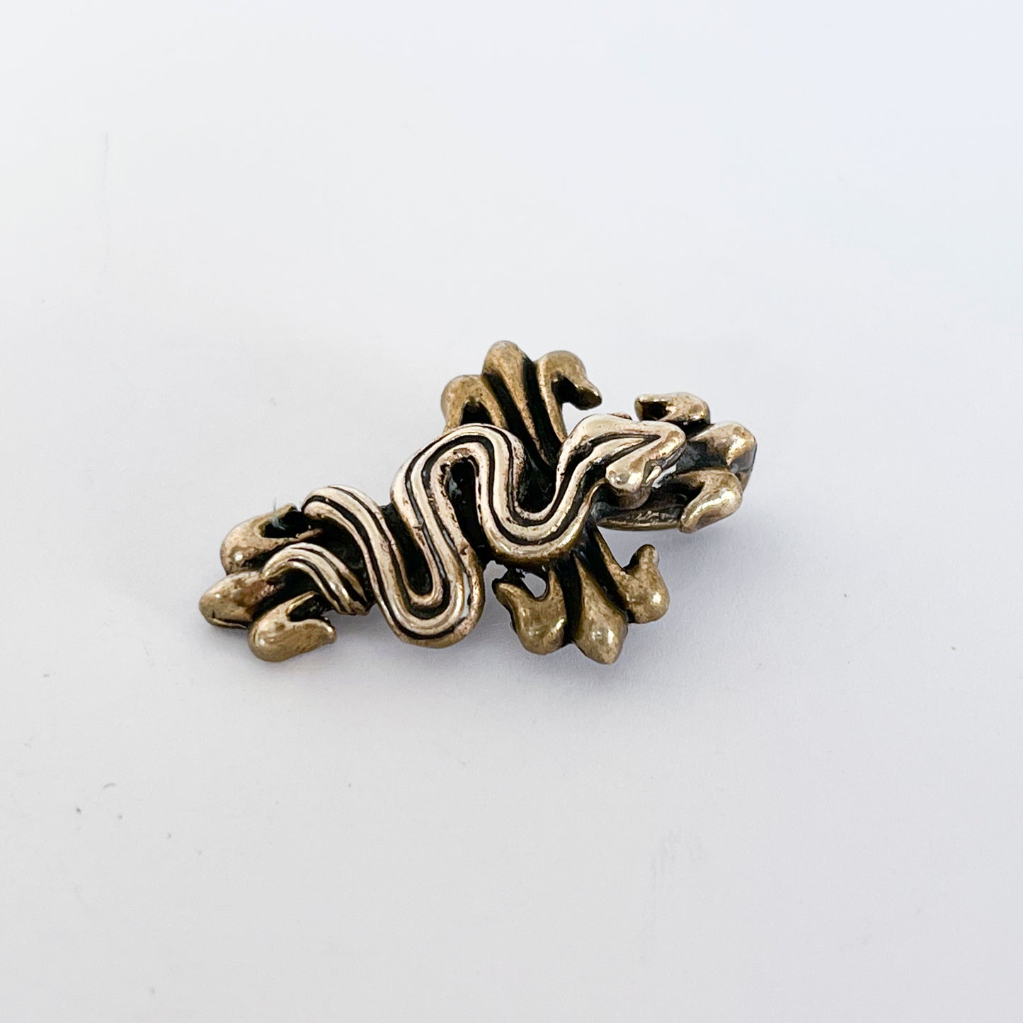 Snake / Serpent / Naga on Cross Pendant