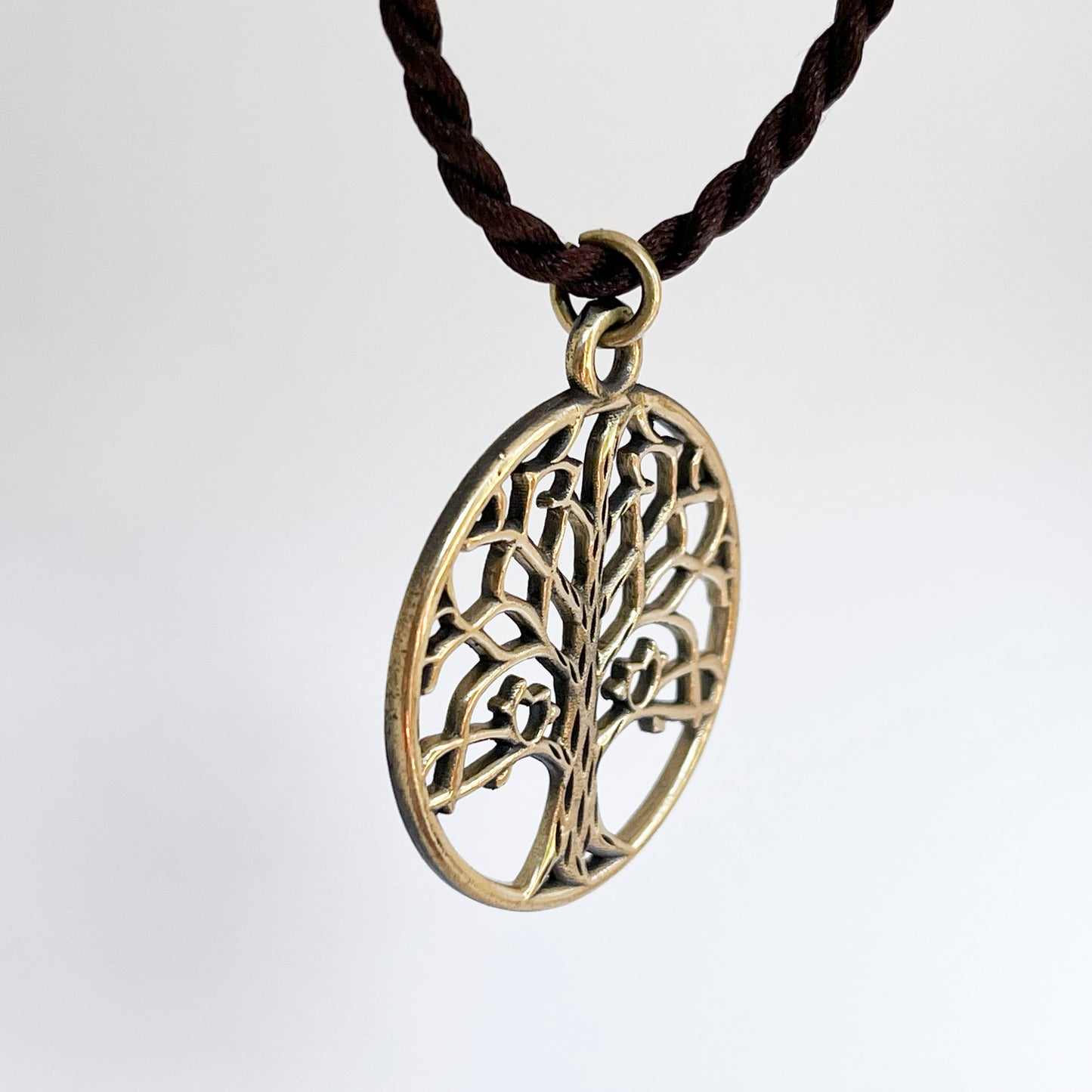 Tree of Life कल्पवृक्ष with two birds Pendant