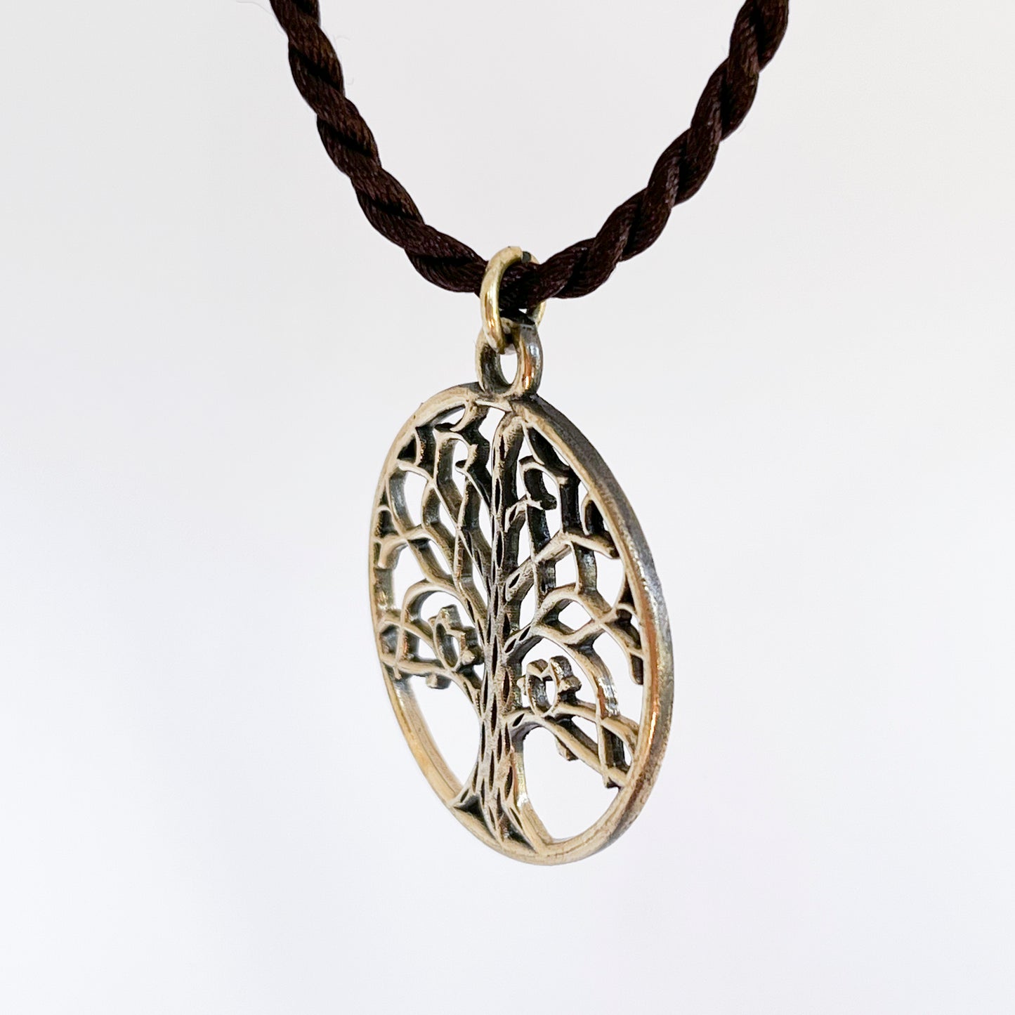 Tree of Life कल्पवृक्ष with two birds Pendant