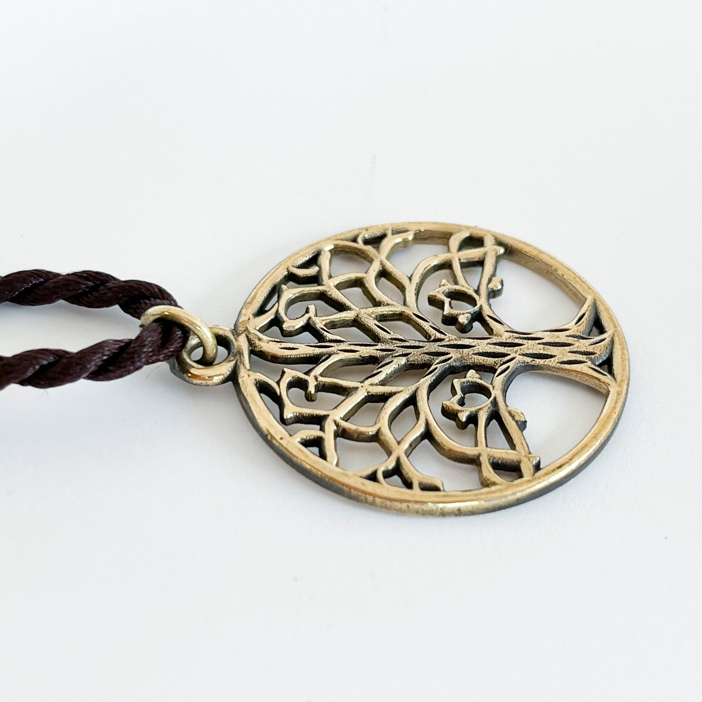 Tree of Life कल्पवृक्ष with two birds Pendant