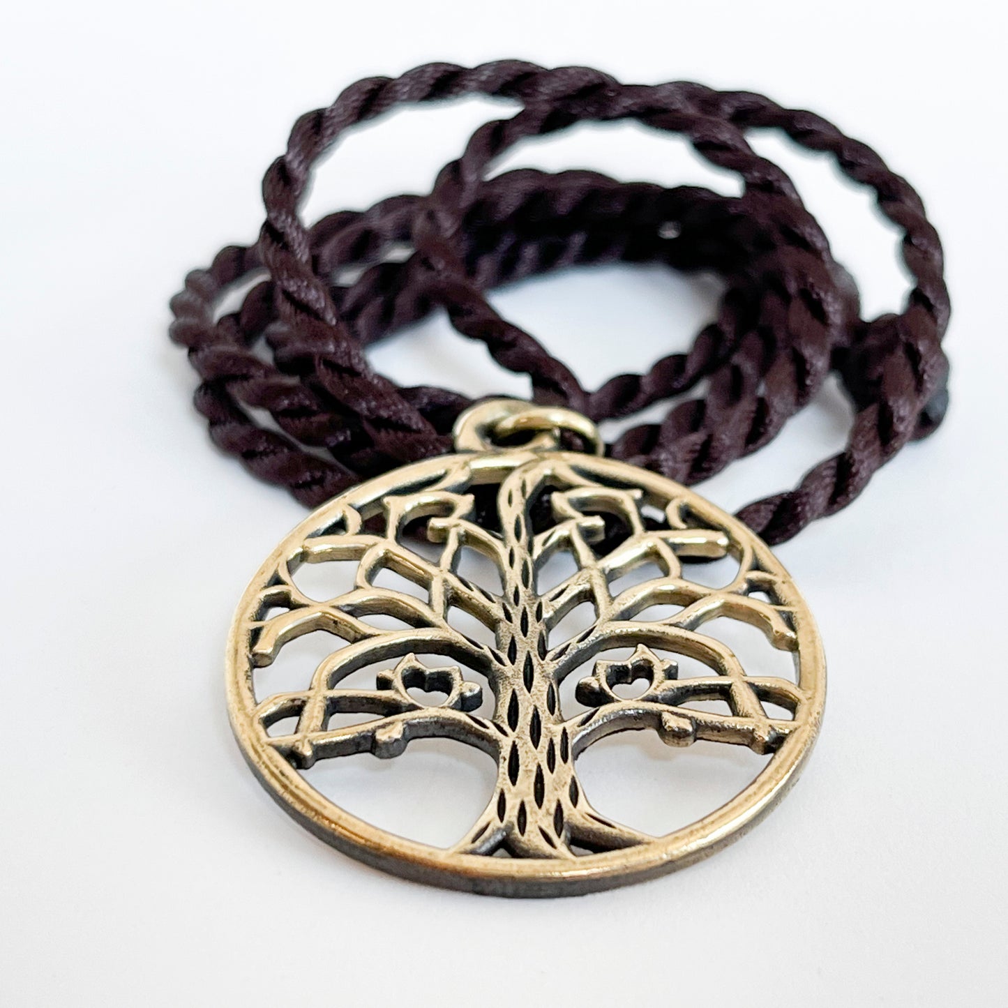 Tree of Life कल्पवृक्ष with two birds Pendant