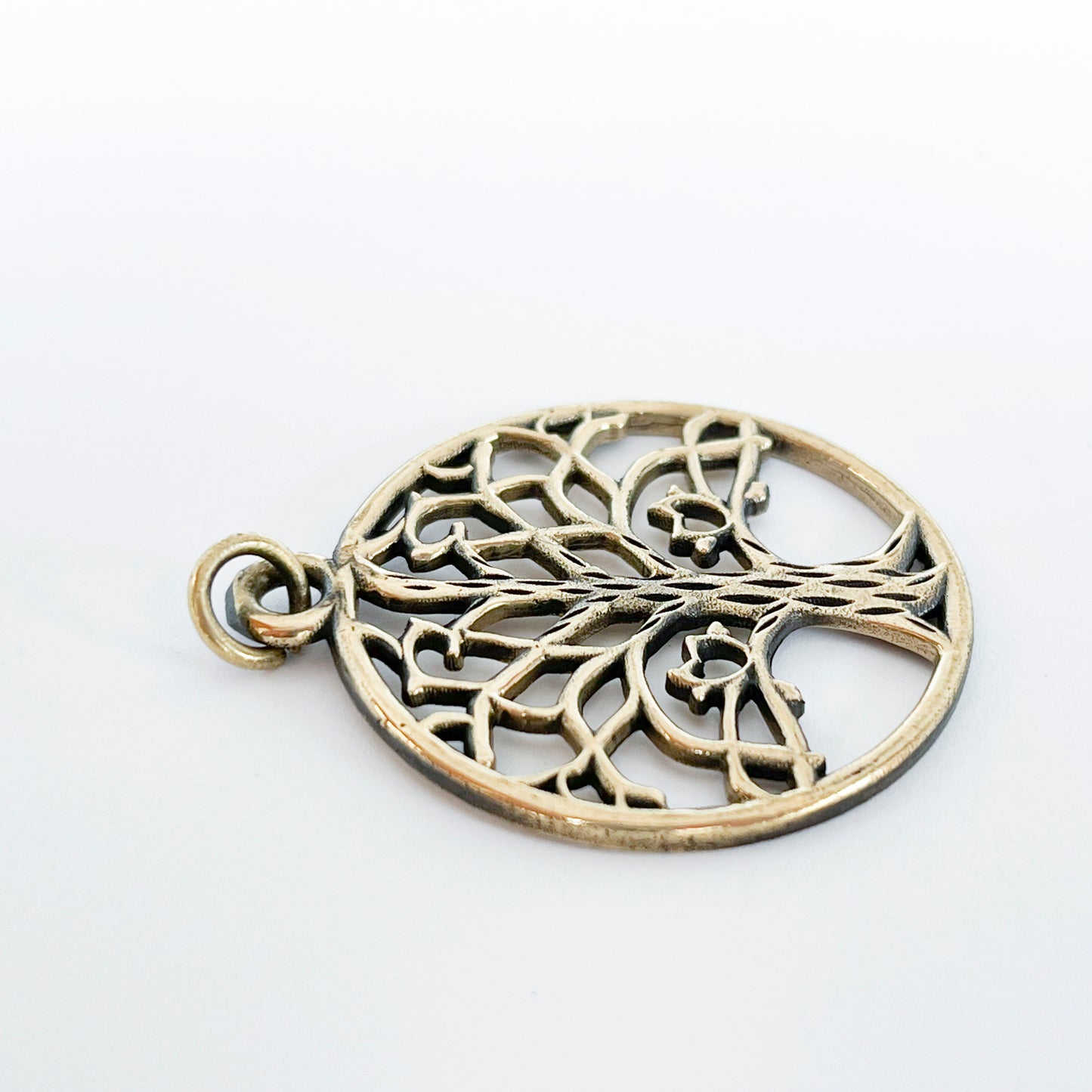 Tree of Life कल्पवृक्ष with two birds Pendant