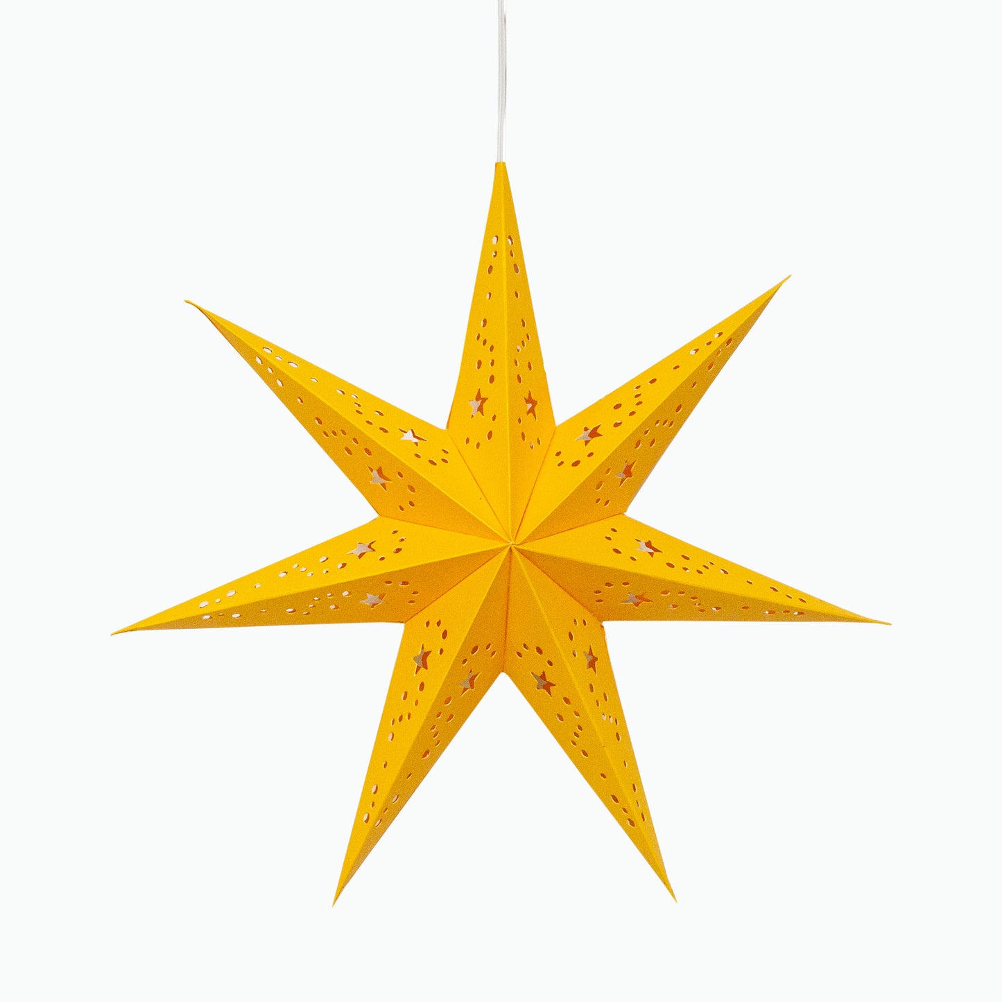 Twinkle Star 7 Point 9" Yellow