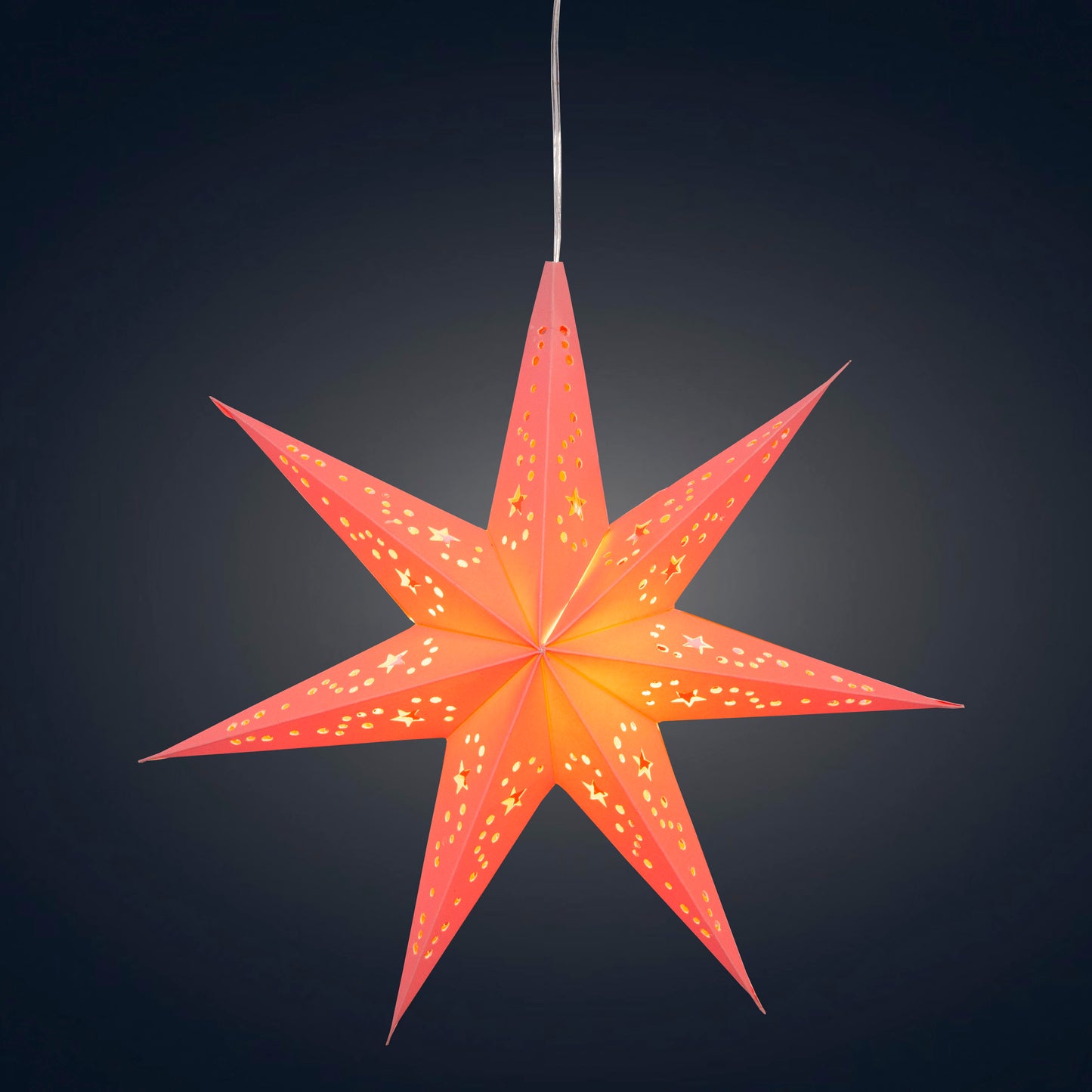 Twinkle Star 7 Point 9" Pink