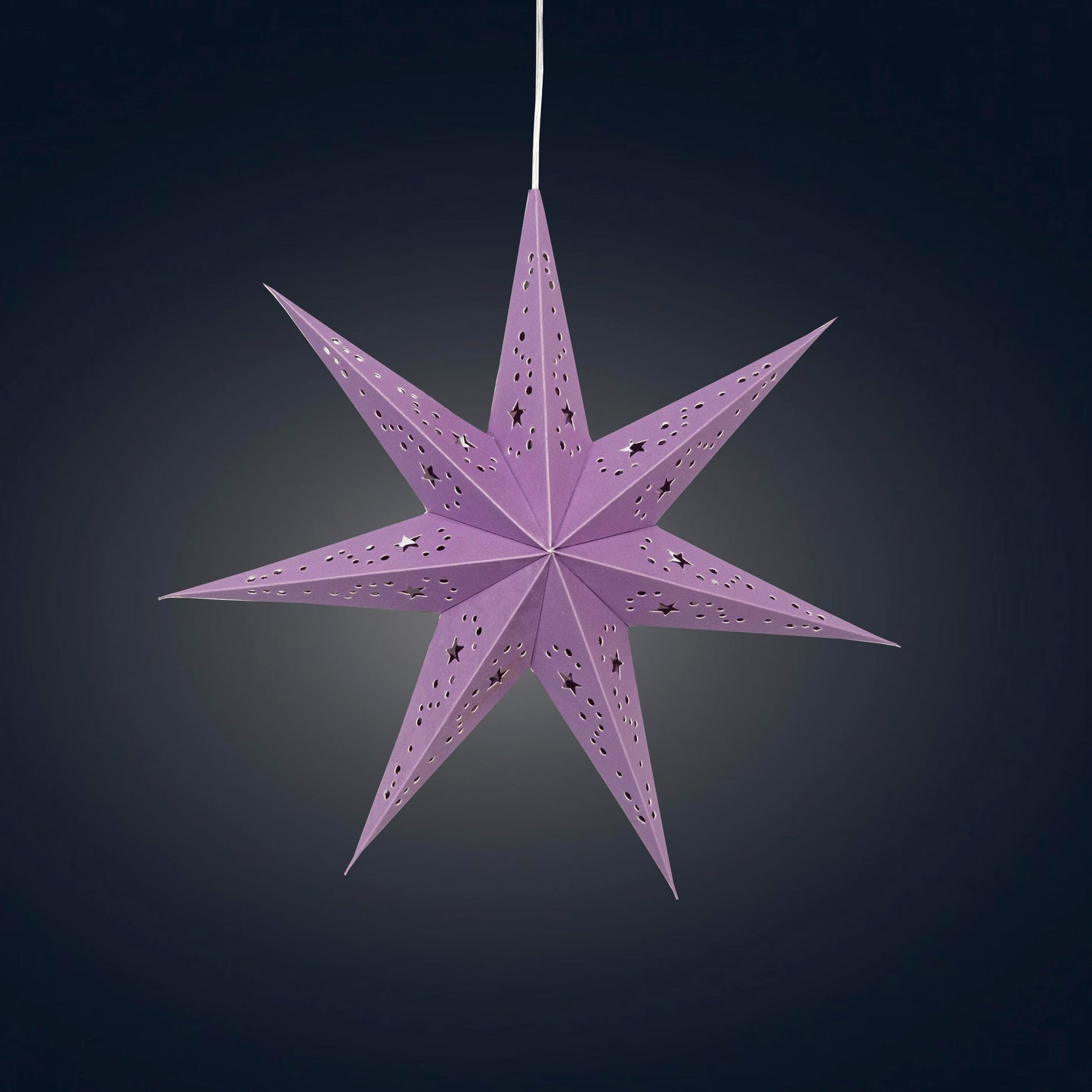 Twinkle Star 7 Point 9" Purple