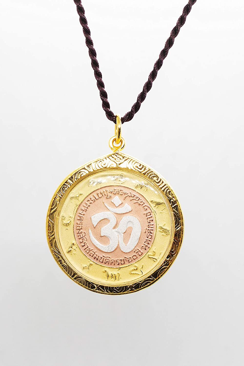 Artschatz - Ganesh - Om and Chinese Zodiac - hand painted Pendant
