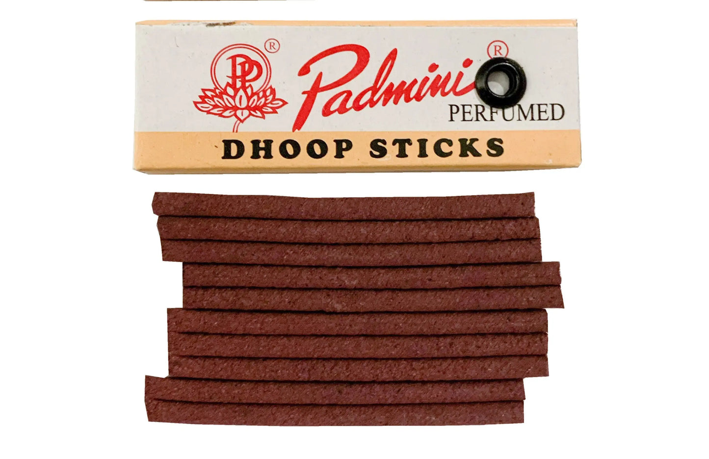 Padmini perfumed Artschatz dhoop sticks in regular size 12-pack with beige and orange packaging. - Padmini - Dhoop Sticks Regular Size - 12 Pack