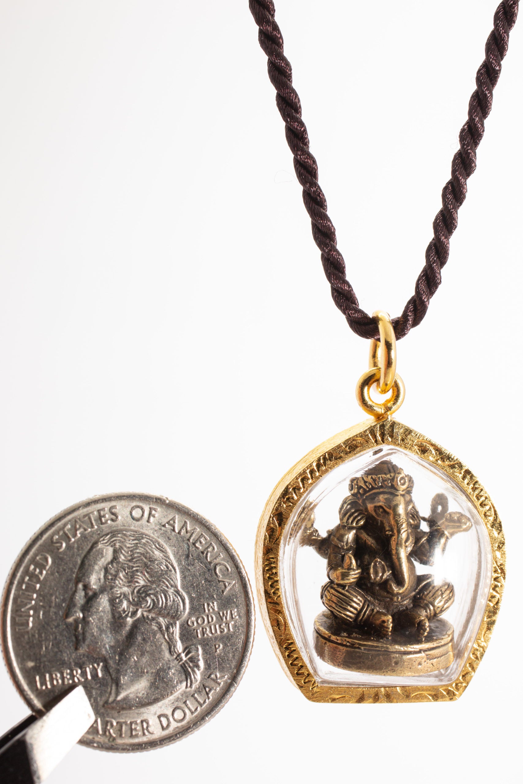 Artschatz - Lord Ganesh Ganapati Vinayaka Dakshinabhimukhi Murti Amulet Pendant