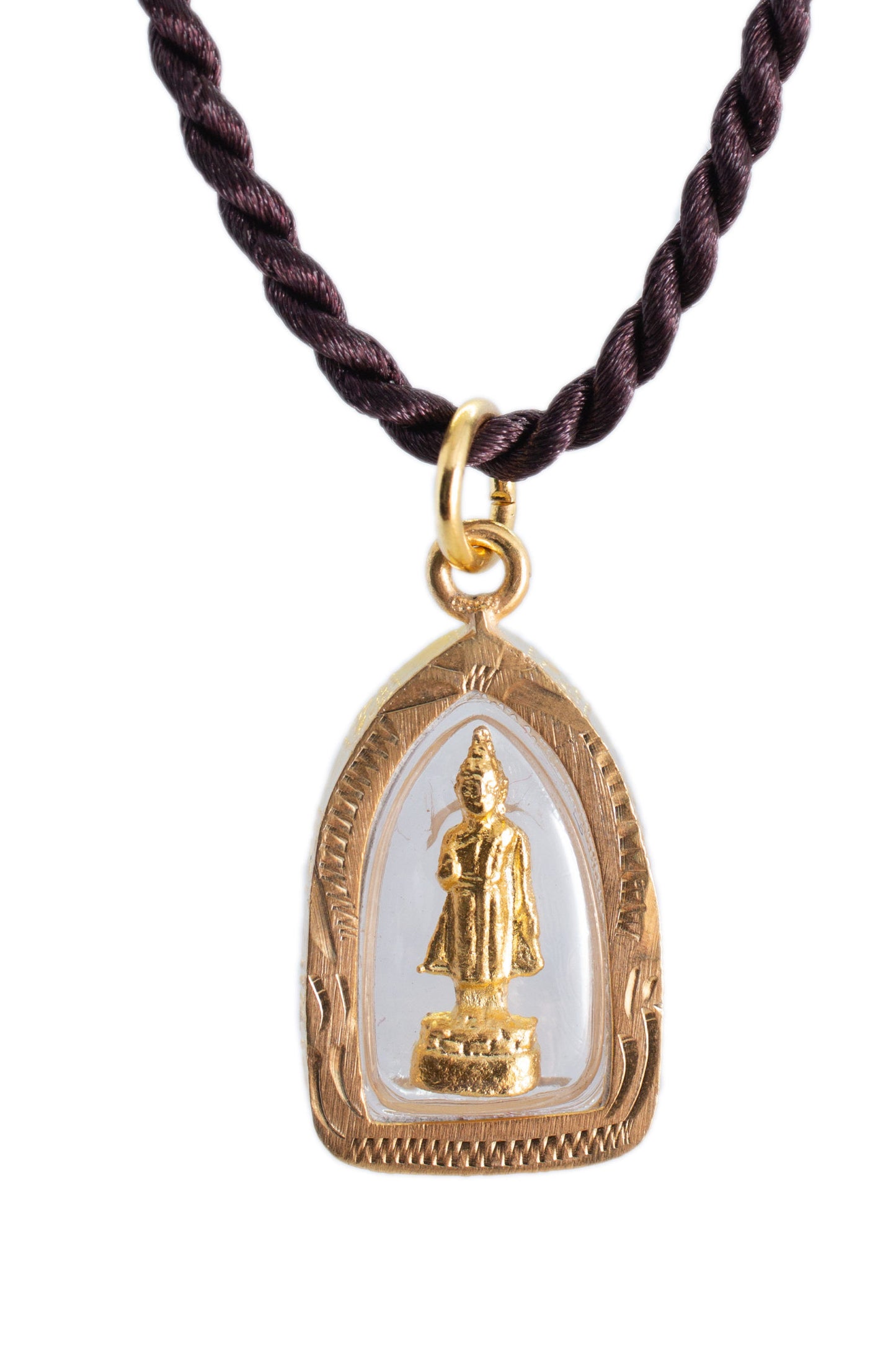 Golden Weekday Birthday Buddha (Monday - Phra Ham Yath Making Peace)