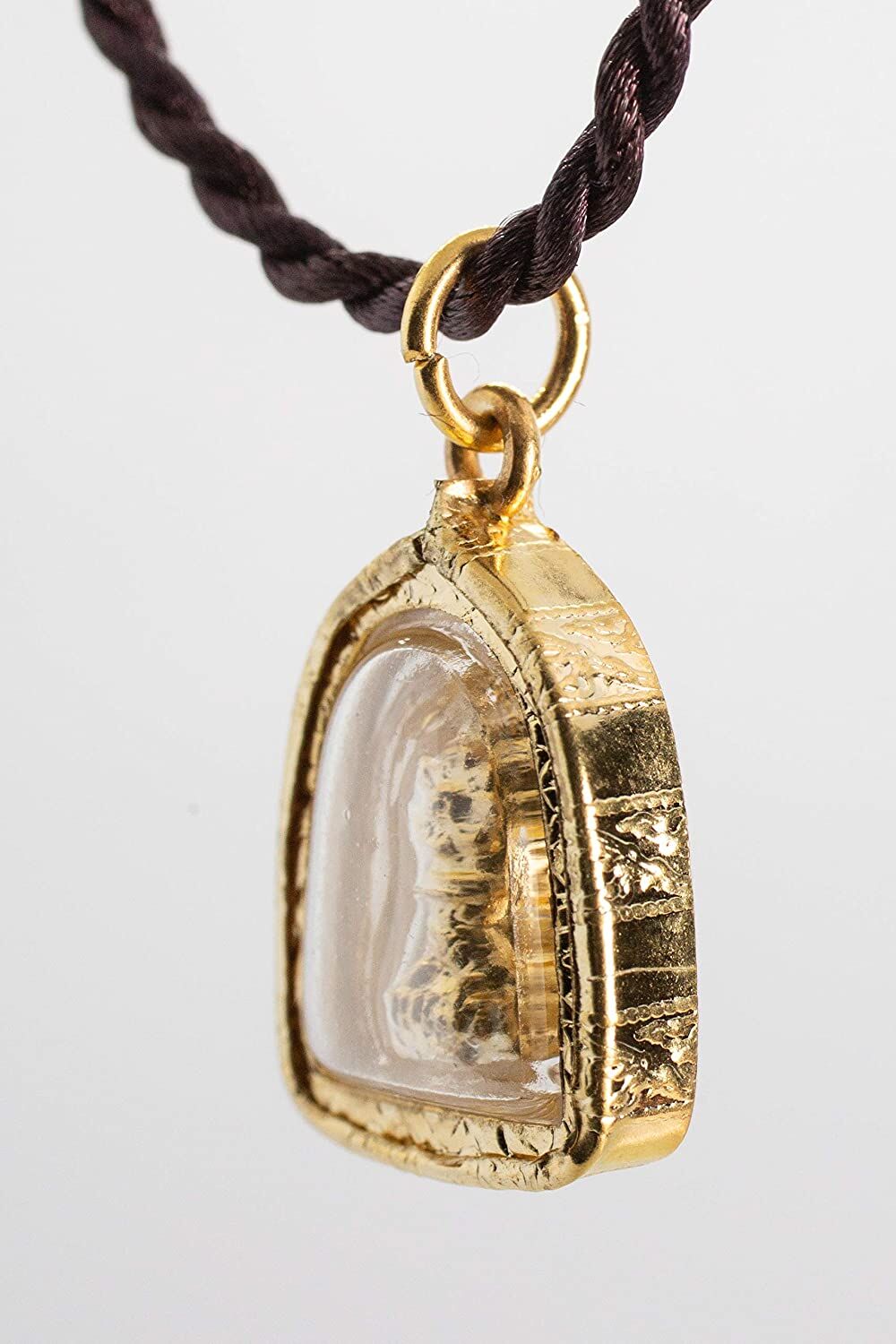 Golden Weekday Birthday Buddha (Saturday - Phra Naga Prok Protection)