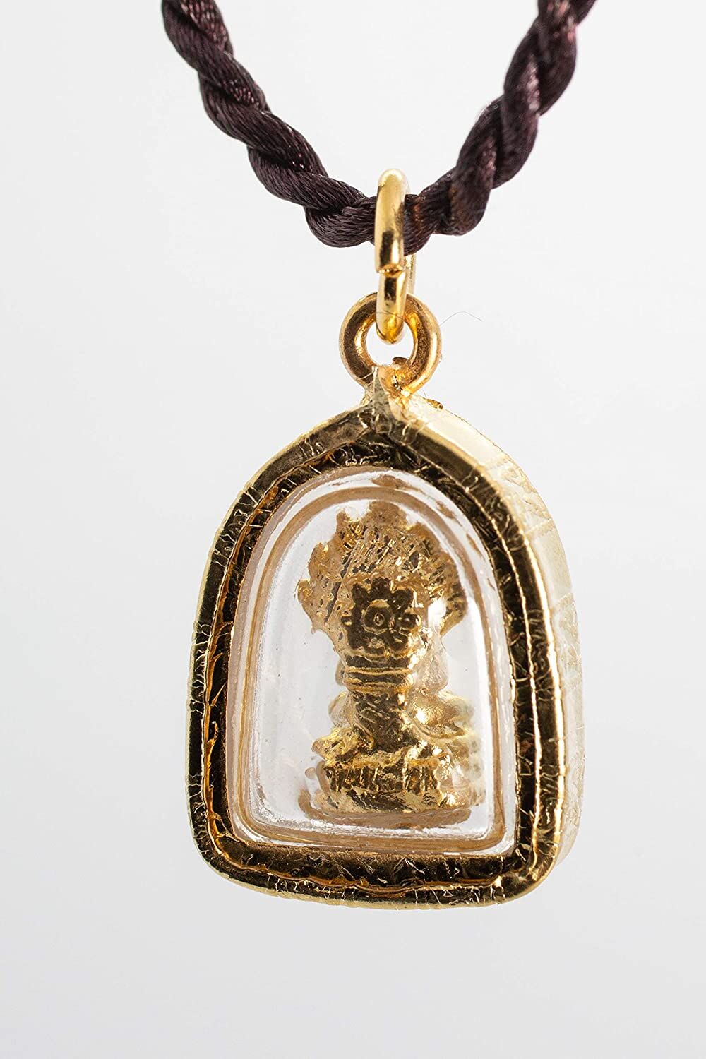 Artschatz - Golden Weekday Birthday Buddha (Saturday - Phra Naga Prok Protection)