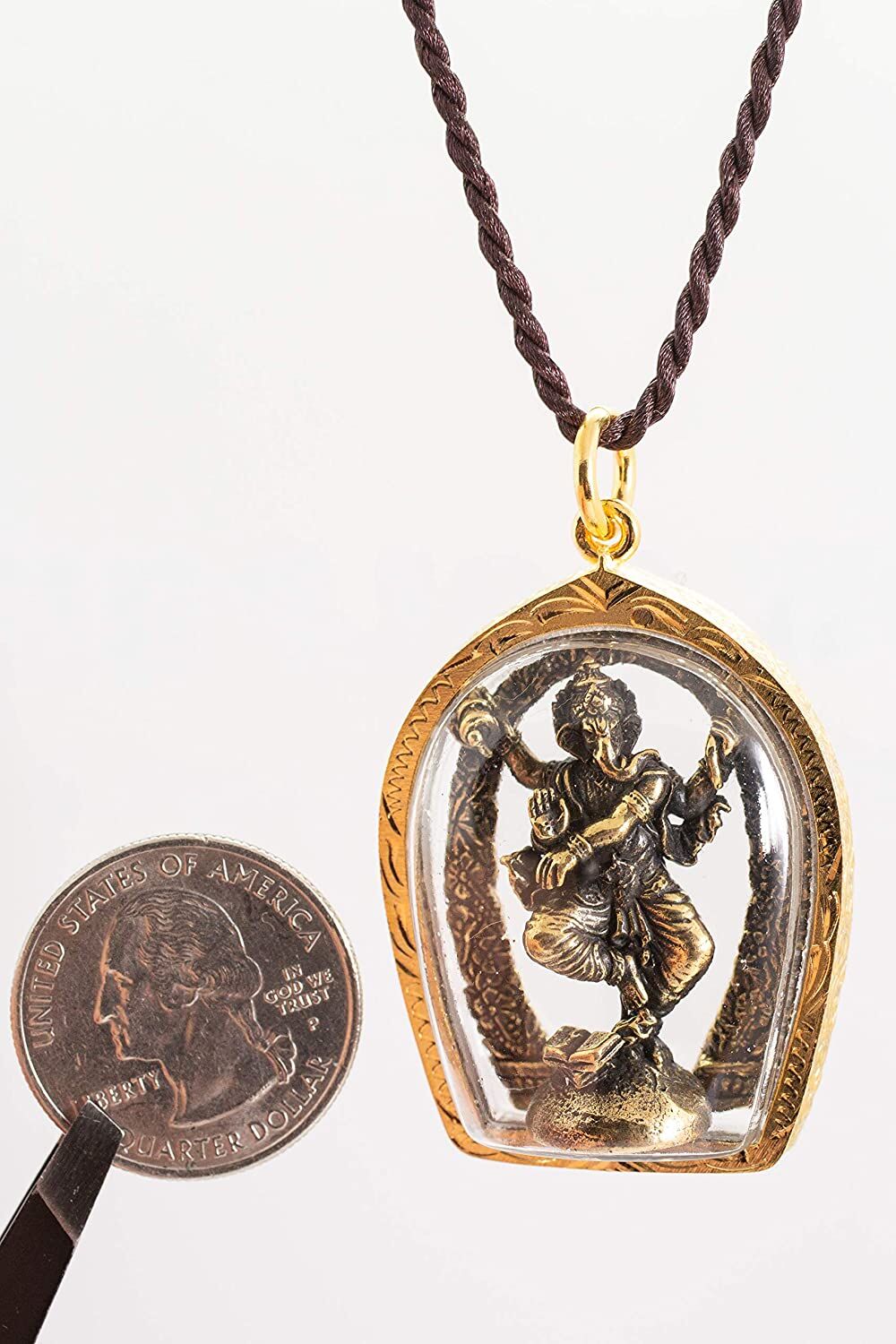 Artschatz - Dancing Ganesh “Nritya Ganapathi” Amulet Hindu Ganesha Pendant